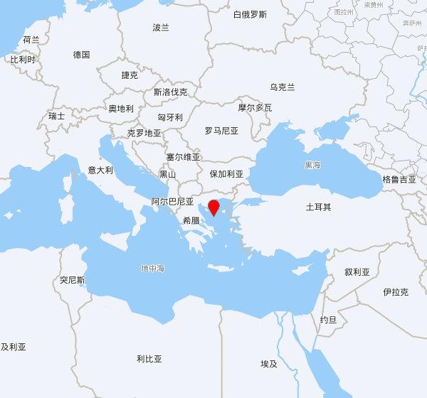 【欧洲地中海地震中心】发布，2026-10-30 18:59:56 在 爱琴海（