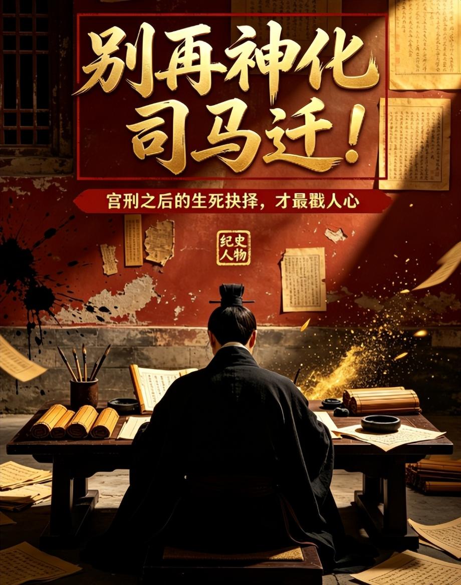 很多人印象里司马迁，是隐忍著书的史学圣人。
可仔细回看就会懂得：这份隐忍，从来不