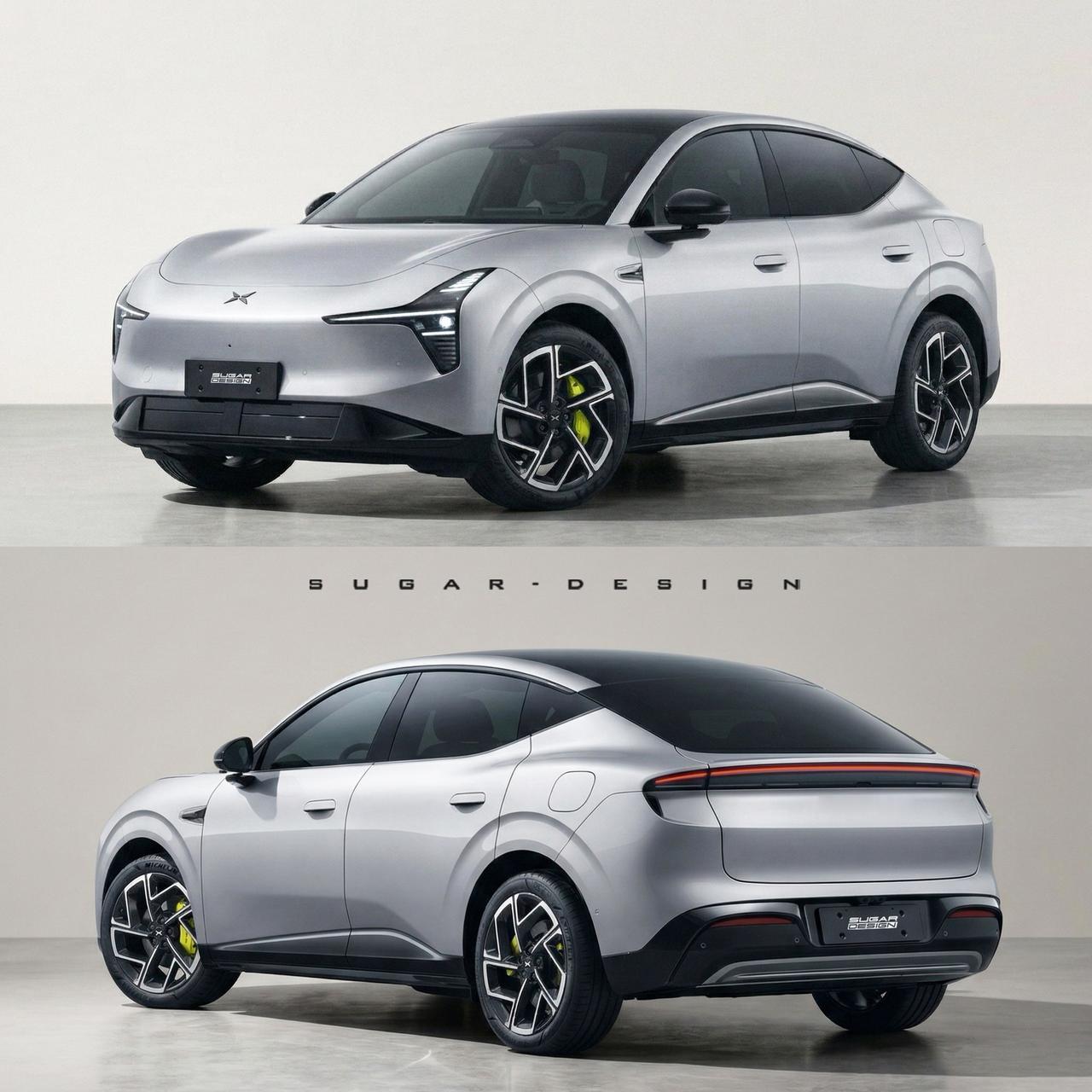 小鹏Mona L03 SUV申报官图来啦！车身尺寸4650/4672x1920x