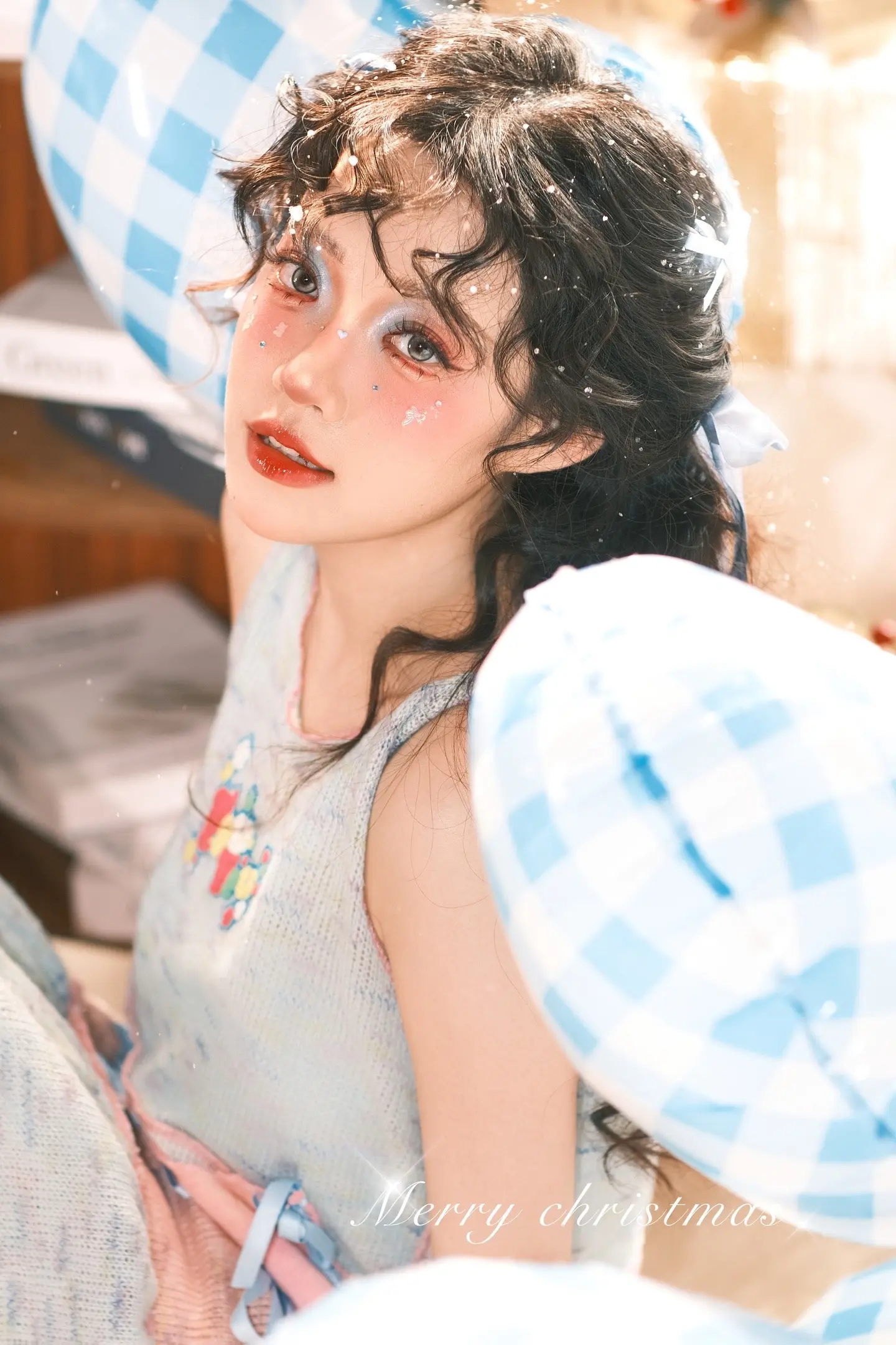 “向雪人先生诉说我的心事”☃️❄️。