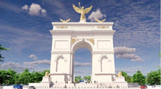 特朗普居然要在华盛顿建一座老大老大的“凯旋门”，现在方案都交上去等着批了，网友们