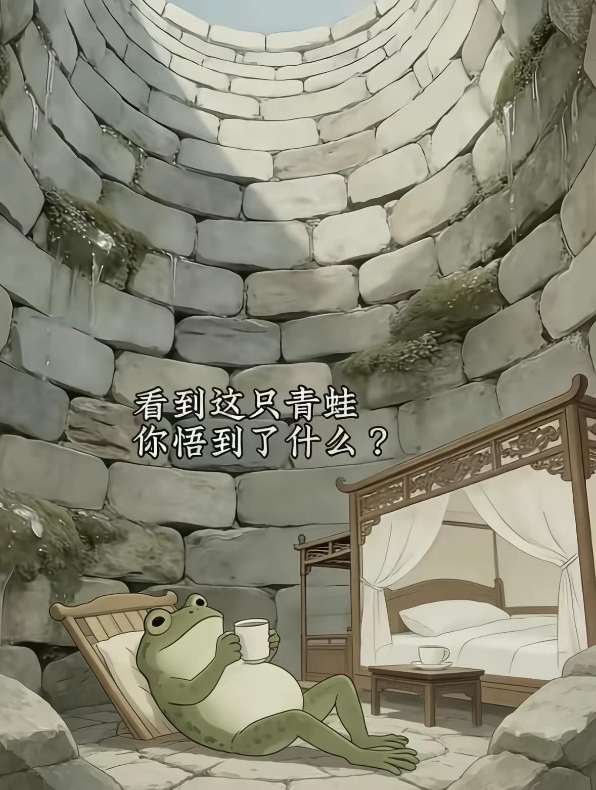 我悟到挺好🙂可能我在那只青蛙的杯子里[吃瓜群众]