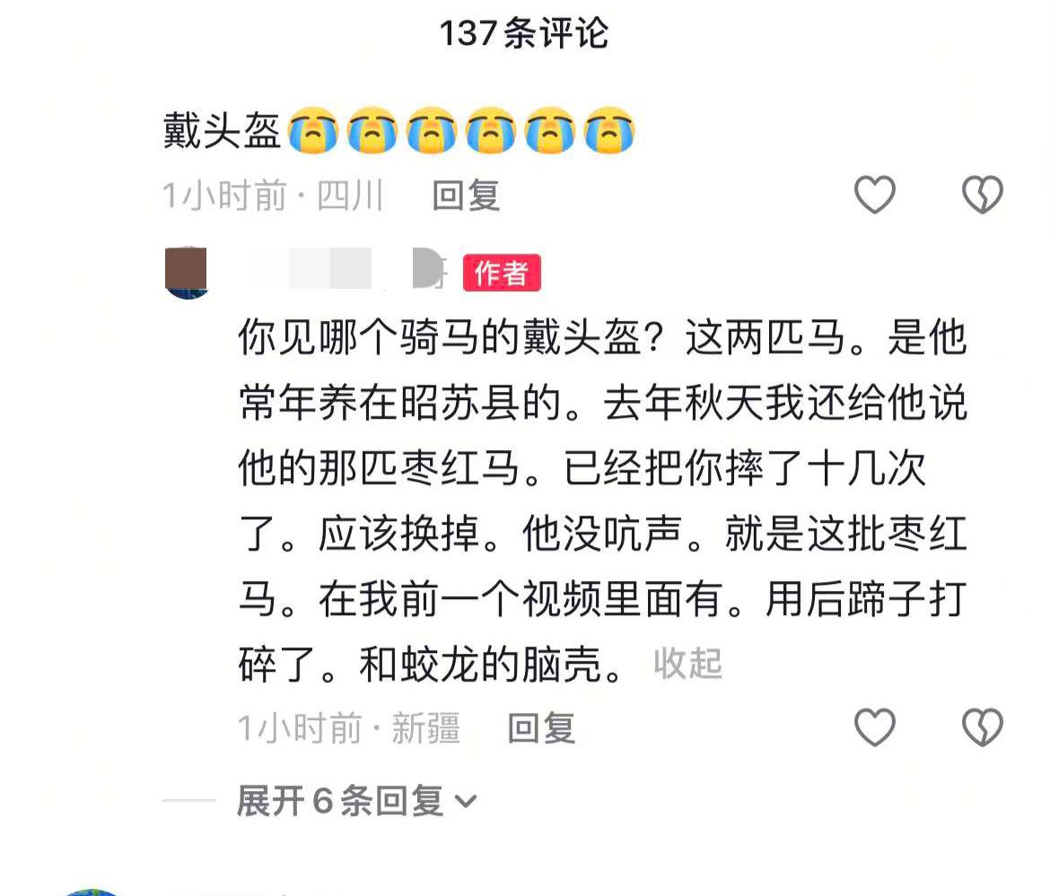 贺娇龙原来是因为被马匹踢中后脑勺离世的，真的是“正中要害”，因为拍摄当天，马匹突
