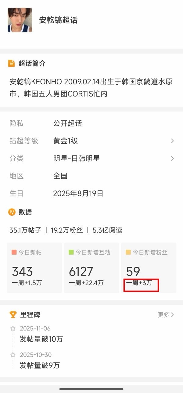安乾镐超话一周涨粉三万稳坐TOP 之位 这让金主训怎么追？ 