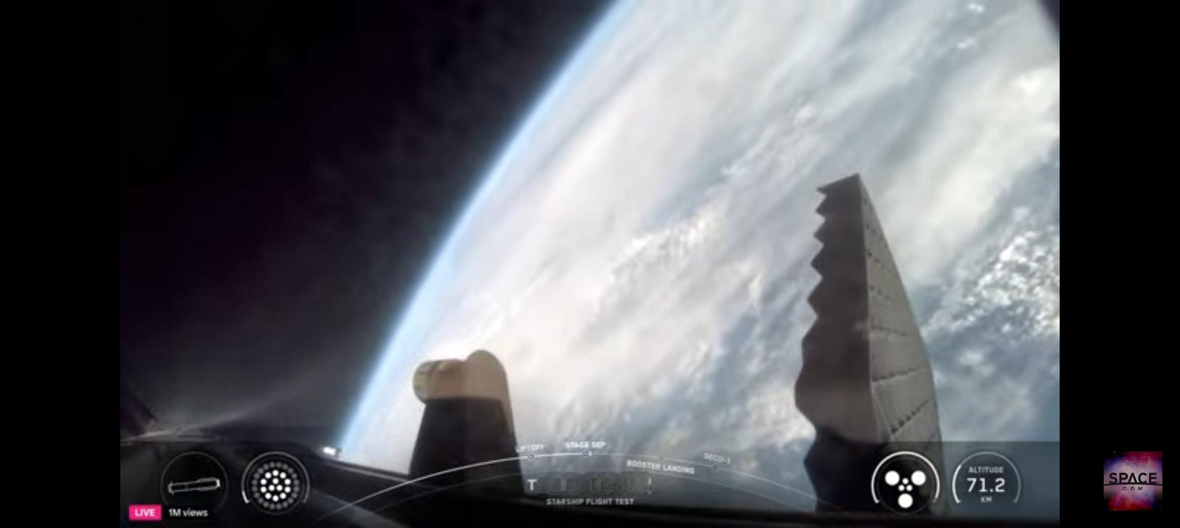 spacex星舰进行第九次试飞 热分离！ ​​​