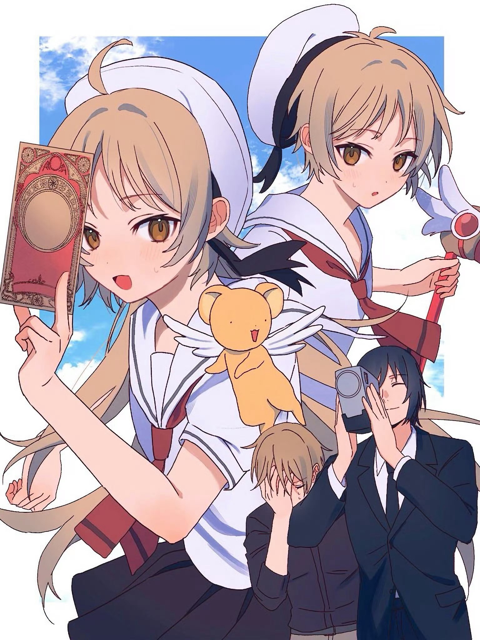 #夏目友人帐##魔卡少女樱# 可可爱爱[羞嗒嗒]两部都是喜欢的~（x:5ounn