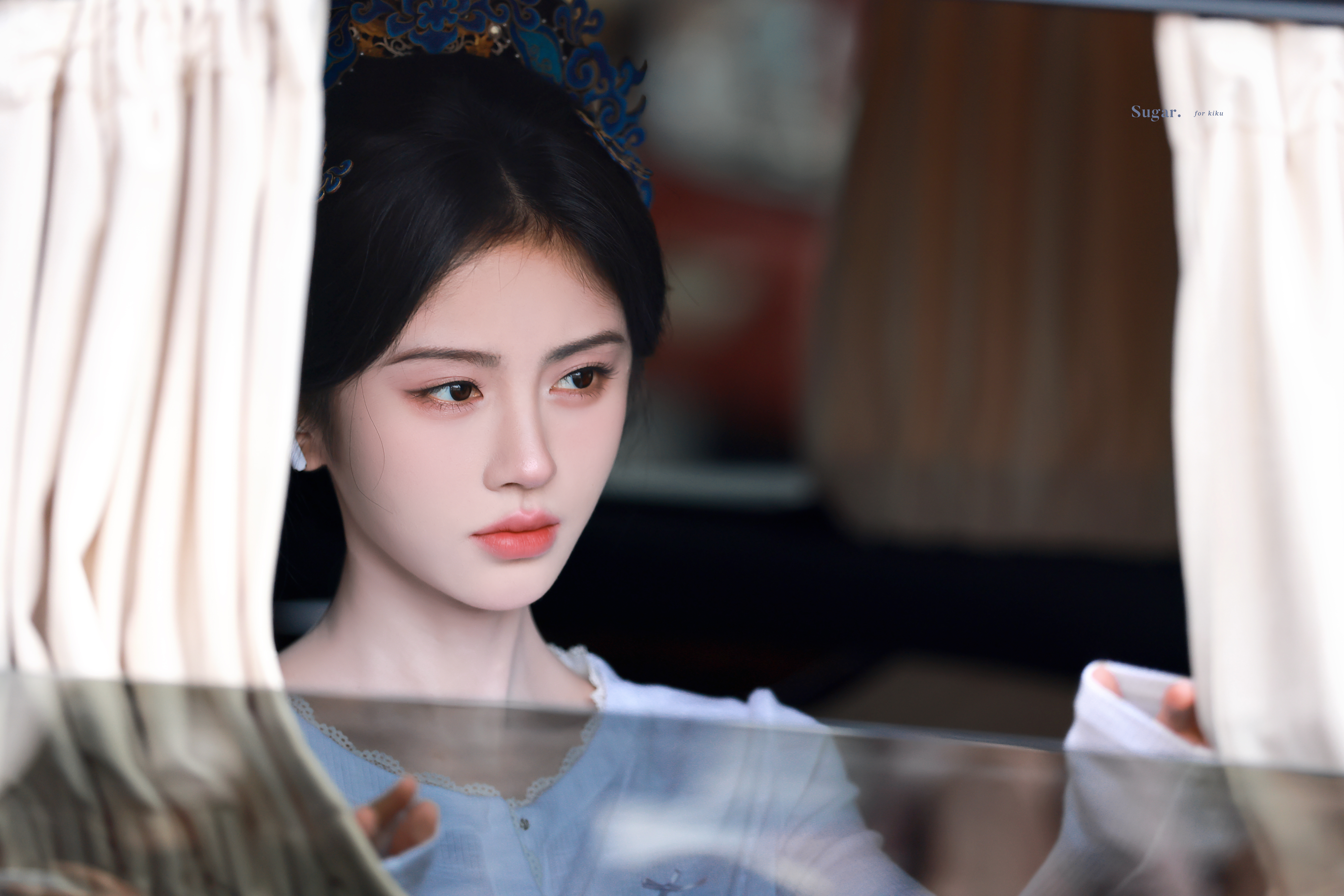 严肃观赏新妆造😌鞠婧祎苏绿夏鞠婧祎万花世界