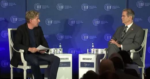 美国财长发表暴论：中国电车就是燃煤车

美国财长贝森特在4月14日国际金融协会活