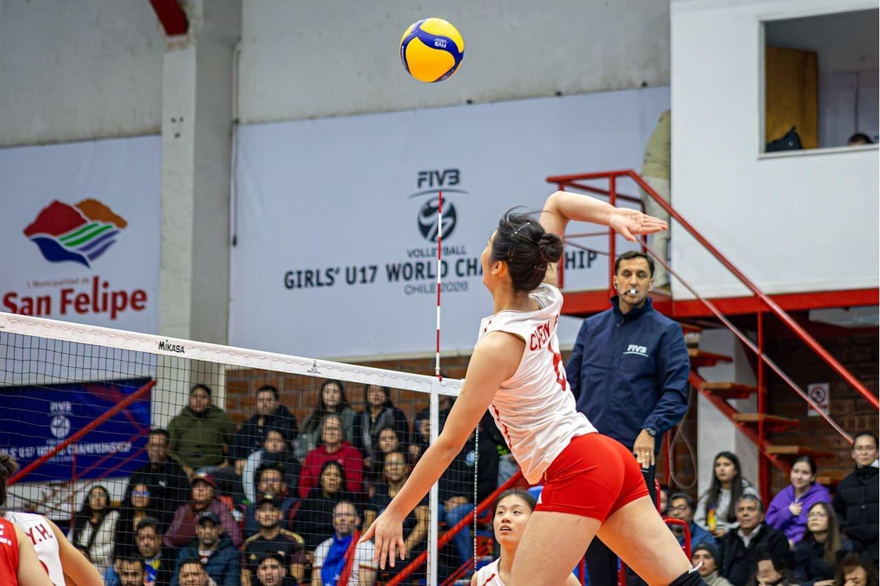 国际排坛动态2026女排U17世锦赛中国队3-0（25-19/25-19/25-