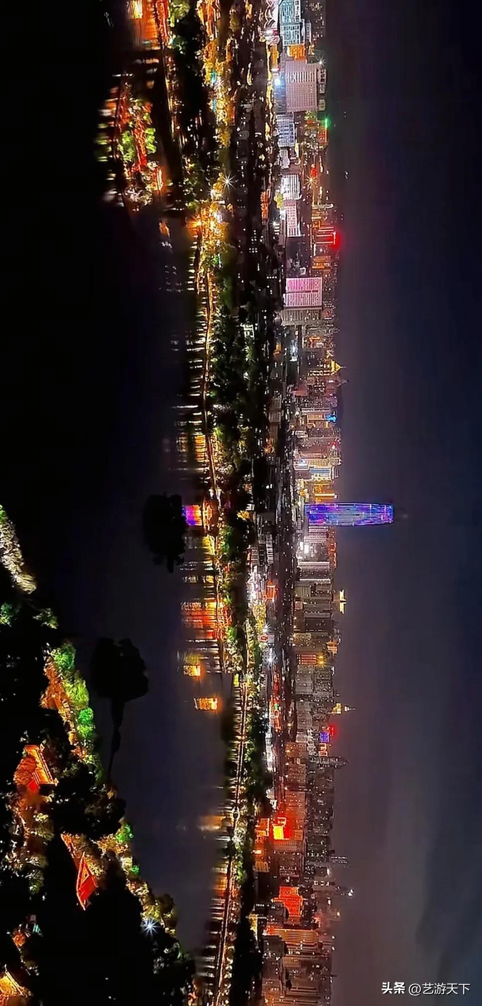 夜晚的济南