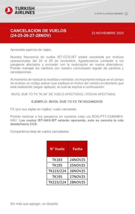 ❗由于美国联邦航空管理局所谓“警告委内瑞拉空域安全风险增加且军事活动增多”，土耳