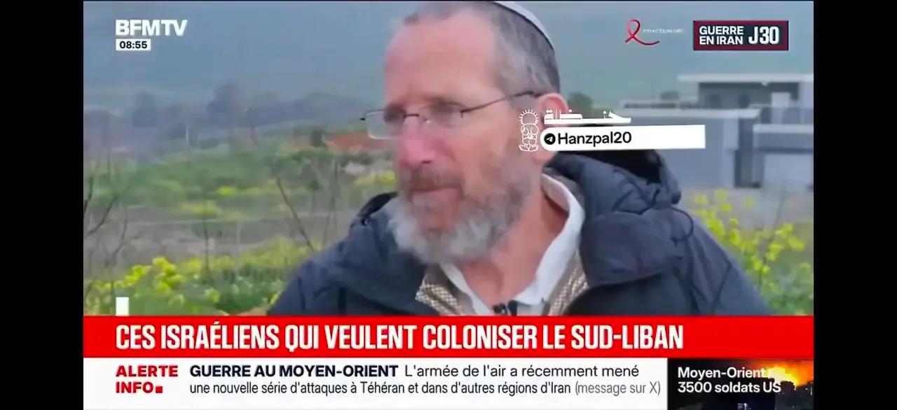 以色列人说的多么理直气壮
法国媒体BFMTV采访一位以色列老者，问他是如何看待以