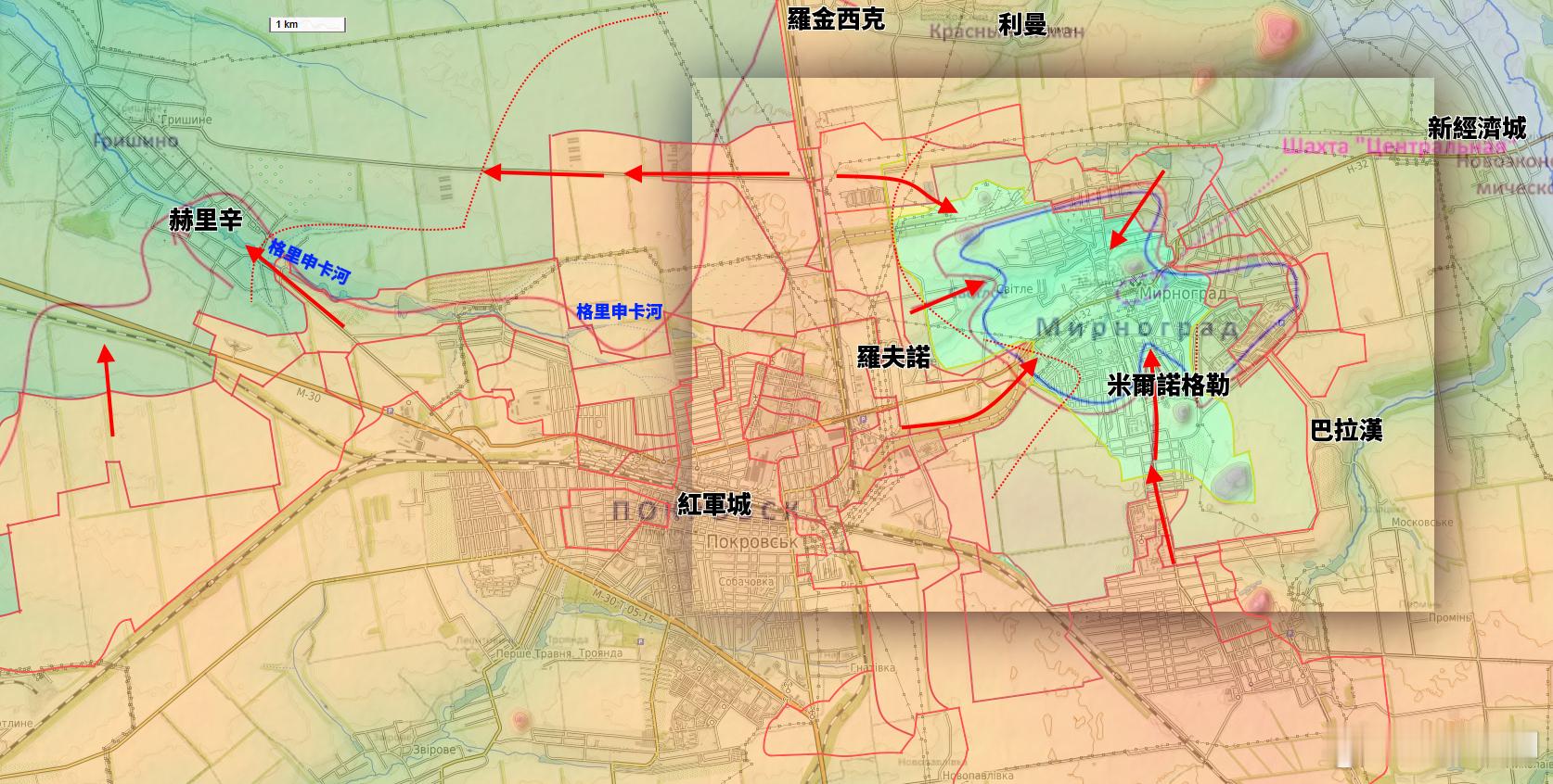 更新米爾諾格勒戰鬥與這場戰爭初期俄軍的馬里烏波爾包圍相比，中央戰術集群在對此處烏