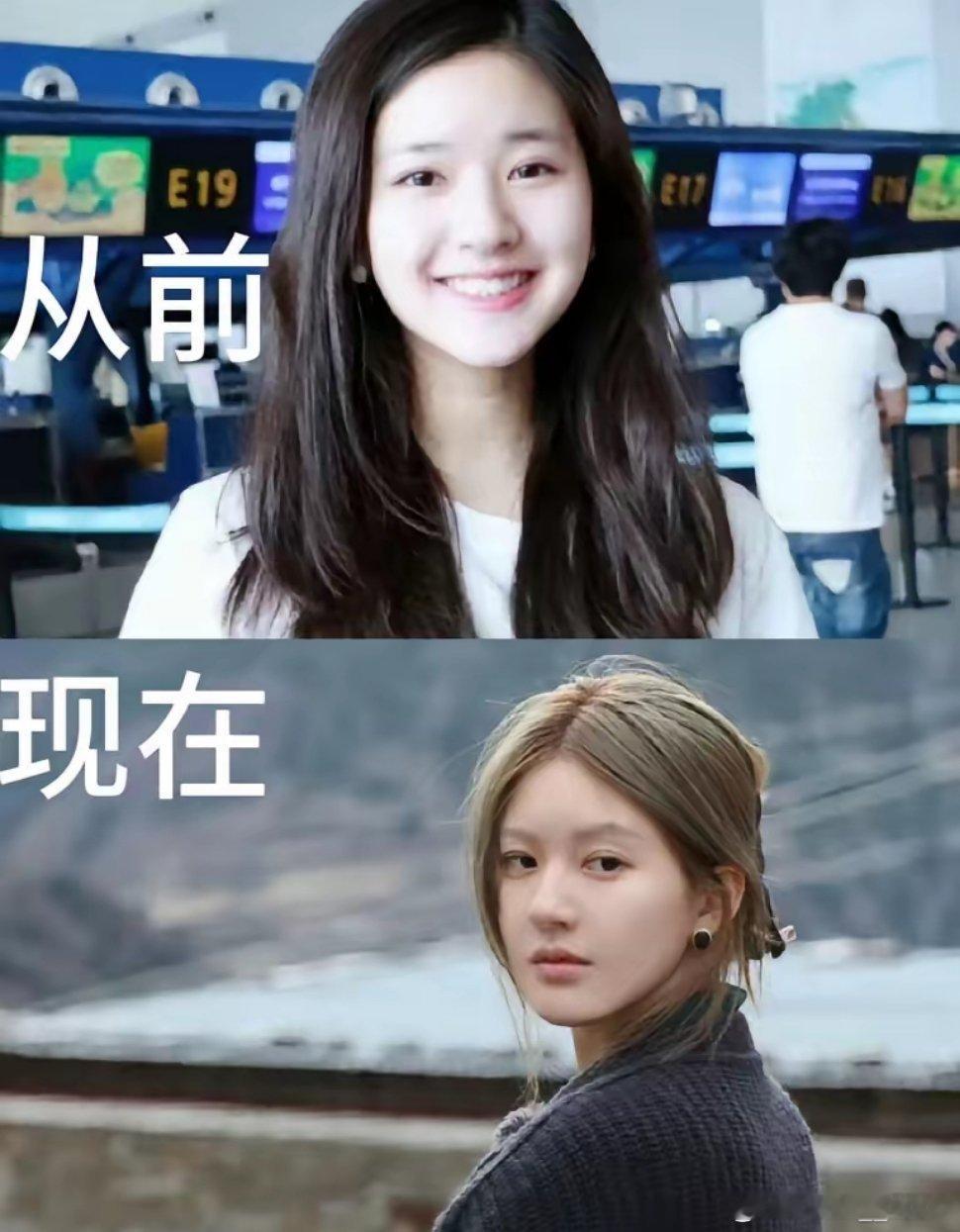 赵露思以前和现在的变化怎么这么大？ ​​​