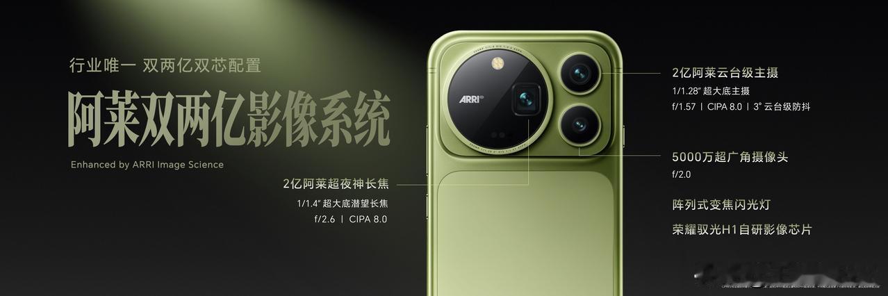 荣耀Magic9 Pro Max， 超清双两亿，掌中电影机

拥有2亿阿莱云台级