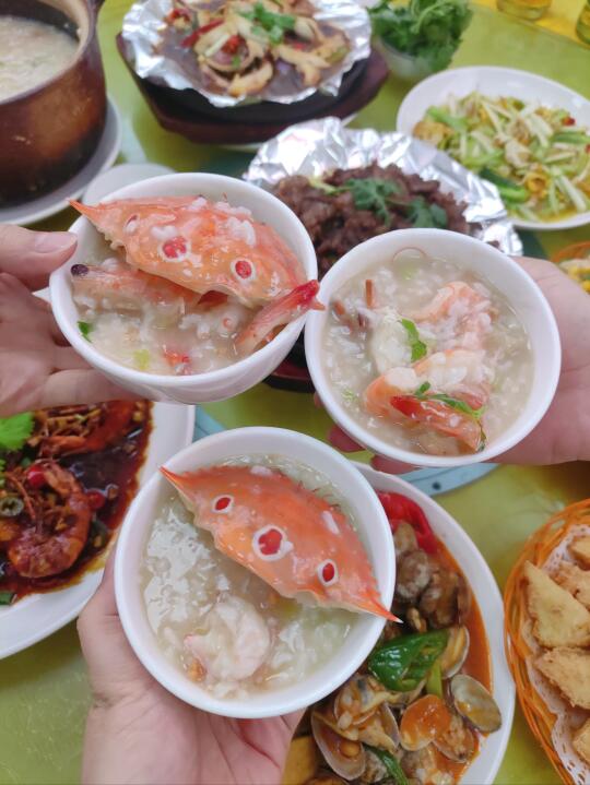 🦐🦀大排档沙锅粥🌙海鲜控的深夜食堂
