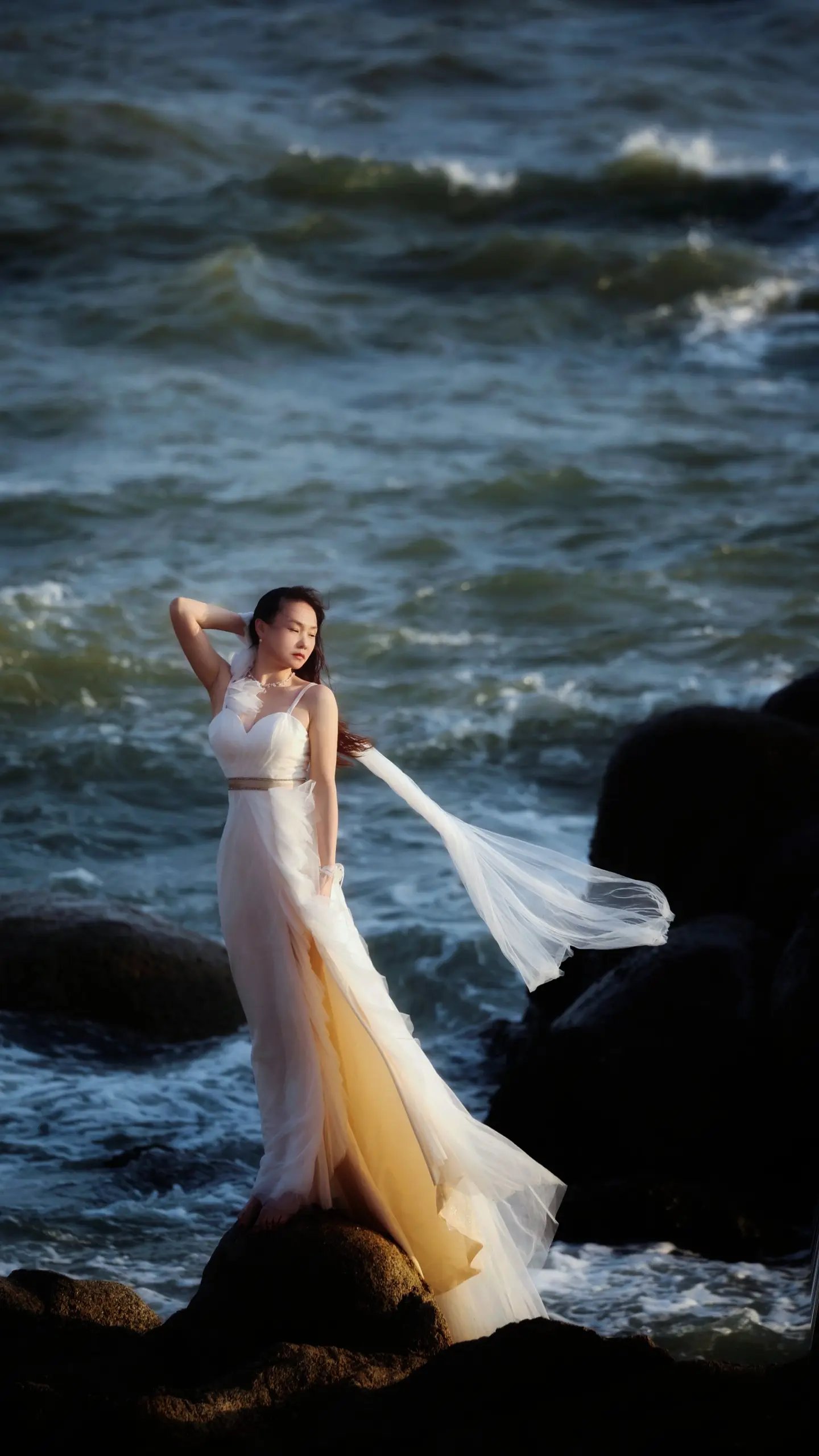 海风轻轻吹 海边就要这个感觉 总要拍一次写真吧 摄影