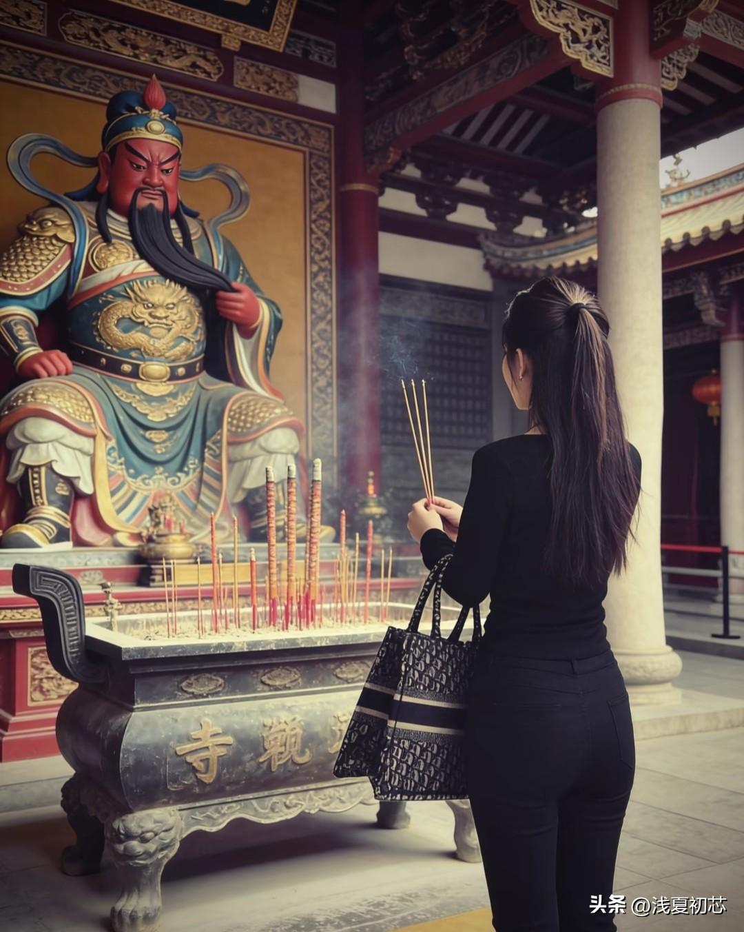 香火绕佛塔，心静见真如。