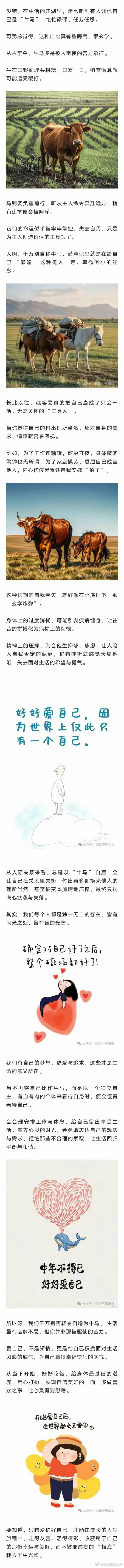 永远不要自称牛马，很玄学。 ​​​