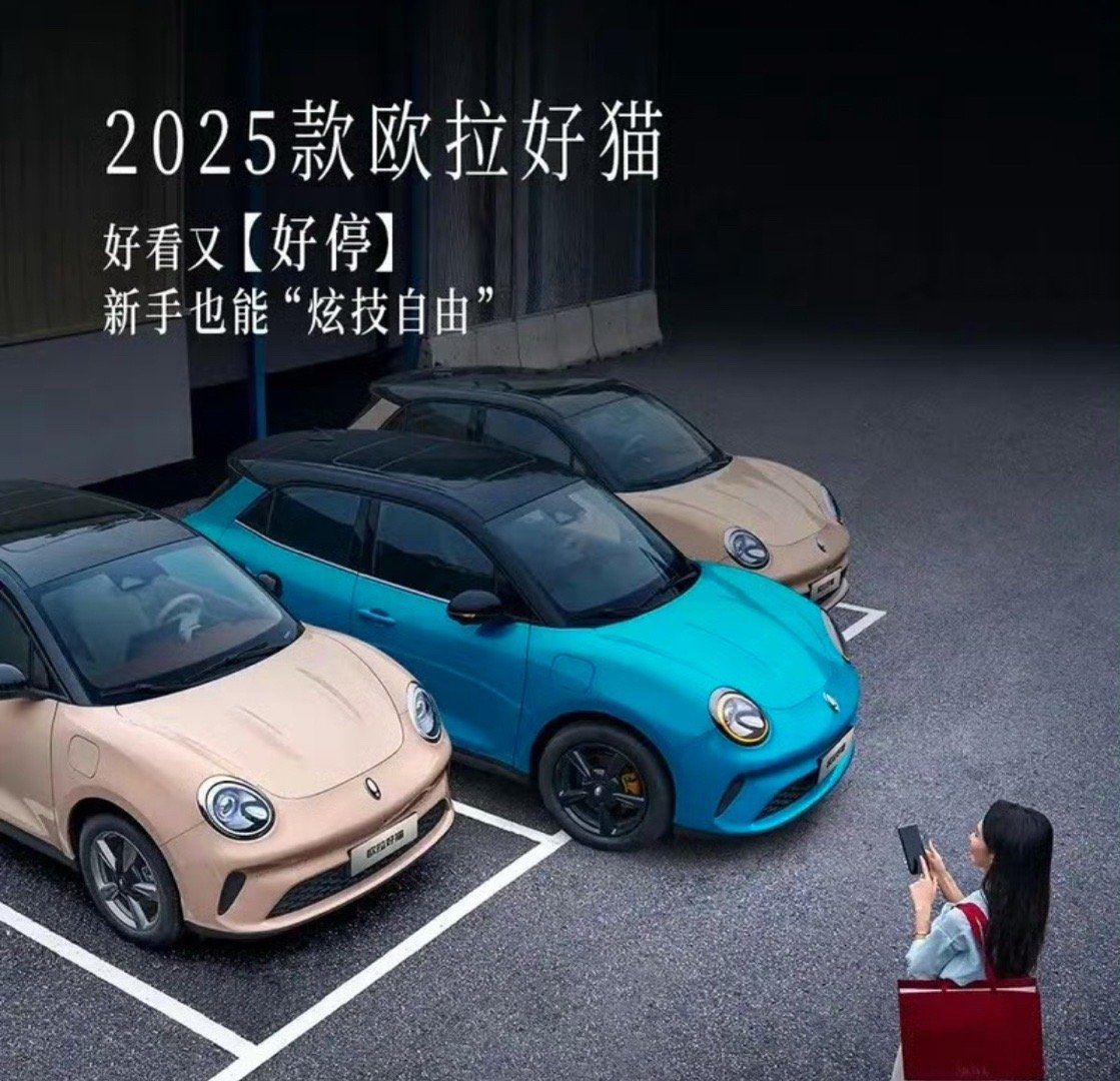 【2025款欧拉好猫6月12日预售 支持超100种泊车场景】官方宣布，新车支持超
