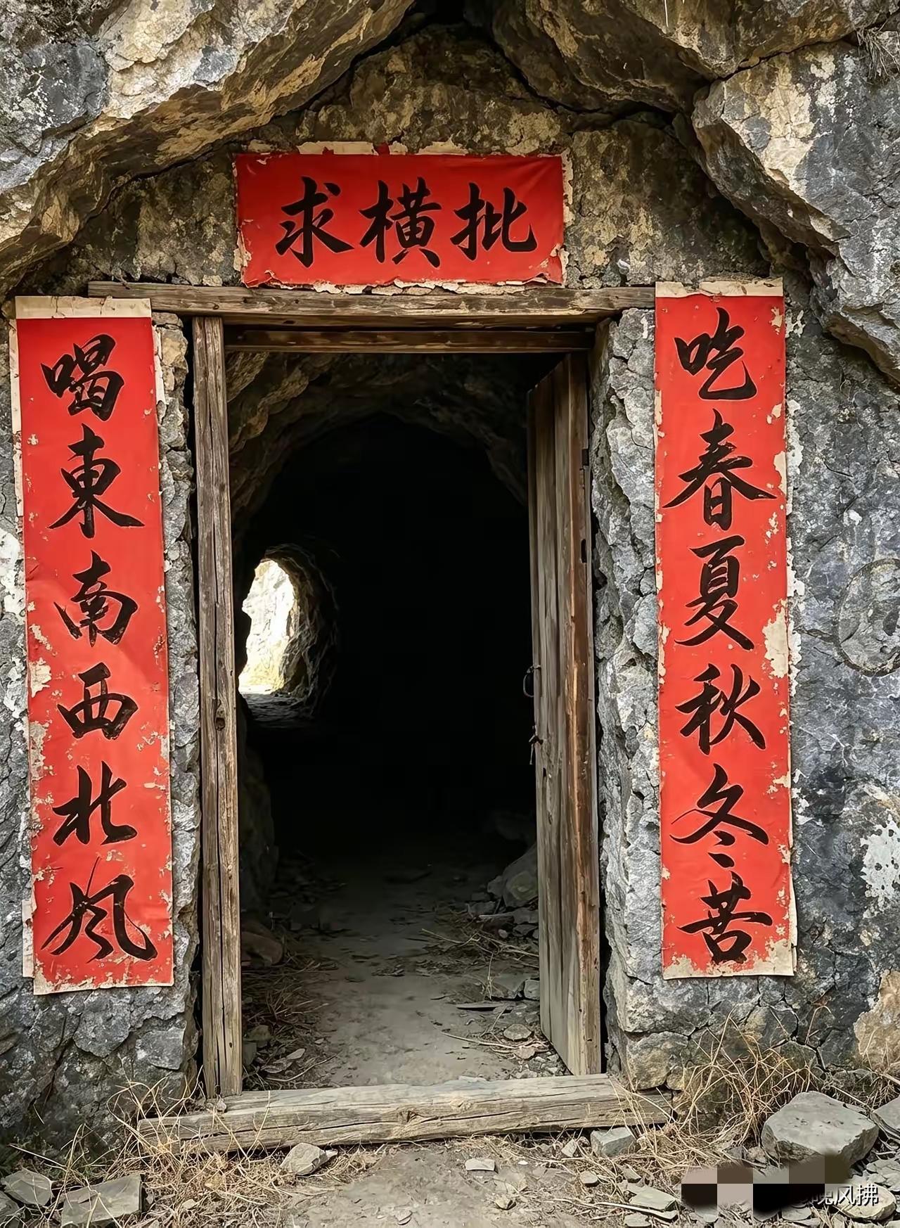 流浪汉住在山洞，洞口贴了副对联，唯独横批空缺着，至今无人问津，诚邀全网高赐教，帮