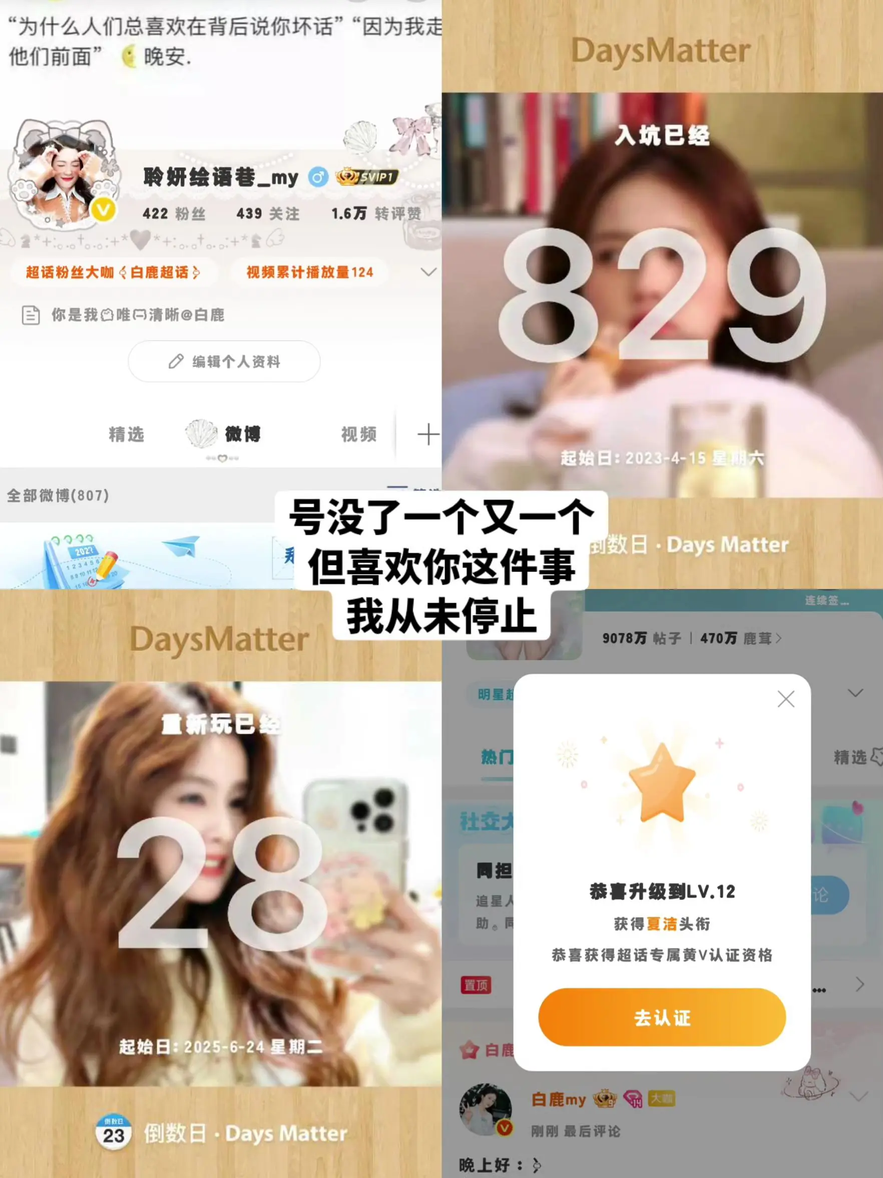 两年年以来我一直都在