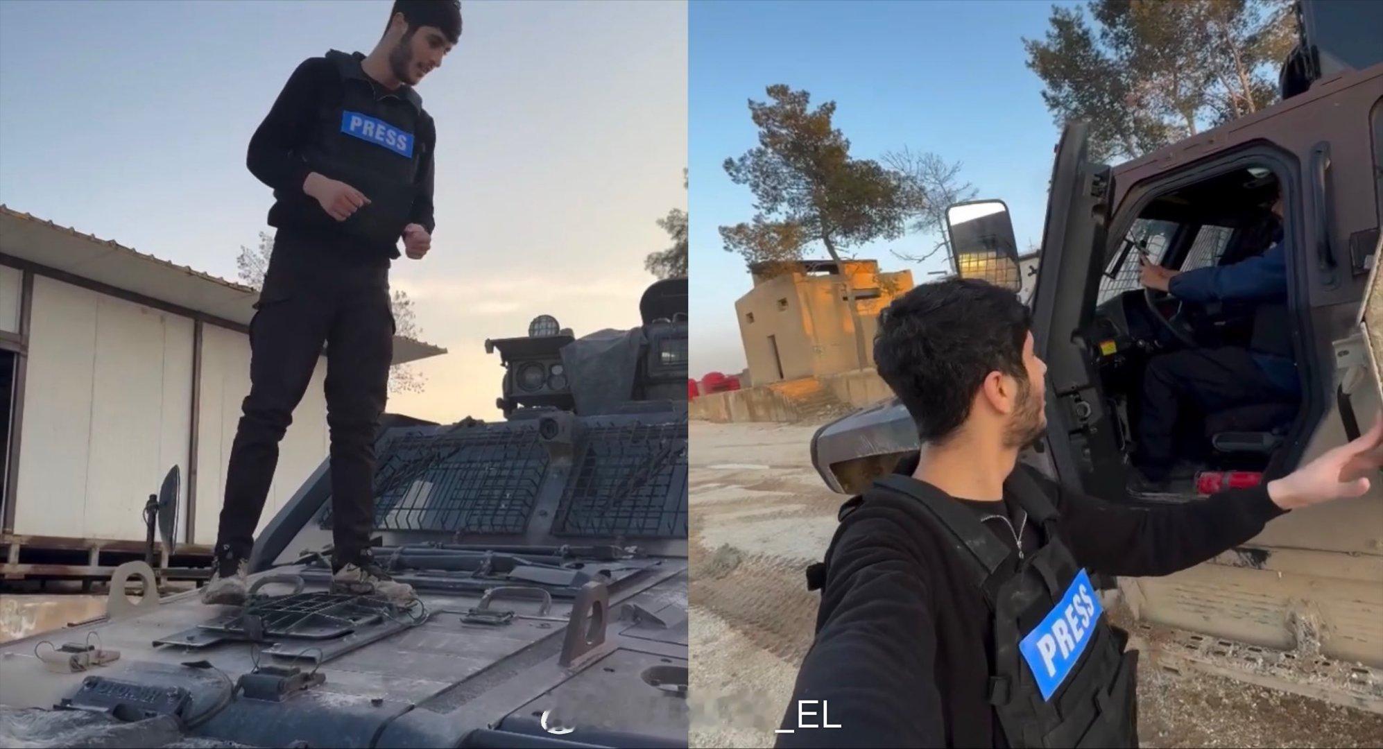 叙利亚哈塞克省，库尔德武装缴获一辆土耳其制“眼镜蛇”装甲车。 