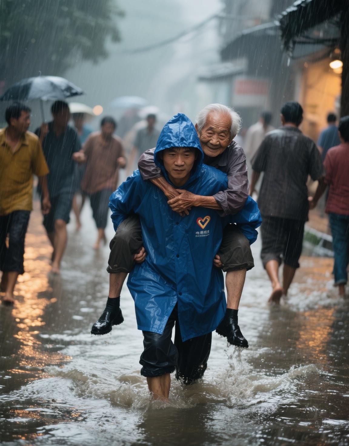 【暴雨淬炼的北京温度】
这场140年一遇的暴雨，让北京城经历了一场生死时速的考验