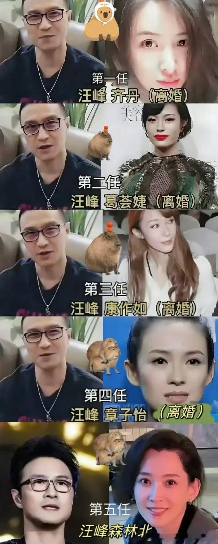 汪峰携女友森林北看演唱会 汪峰真性福。 