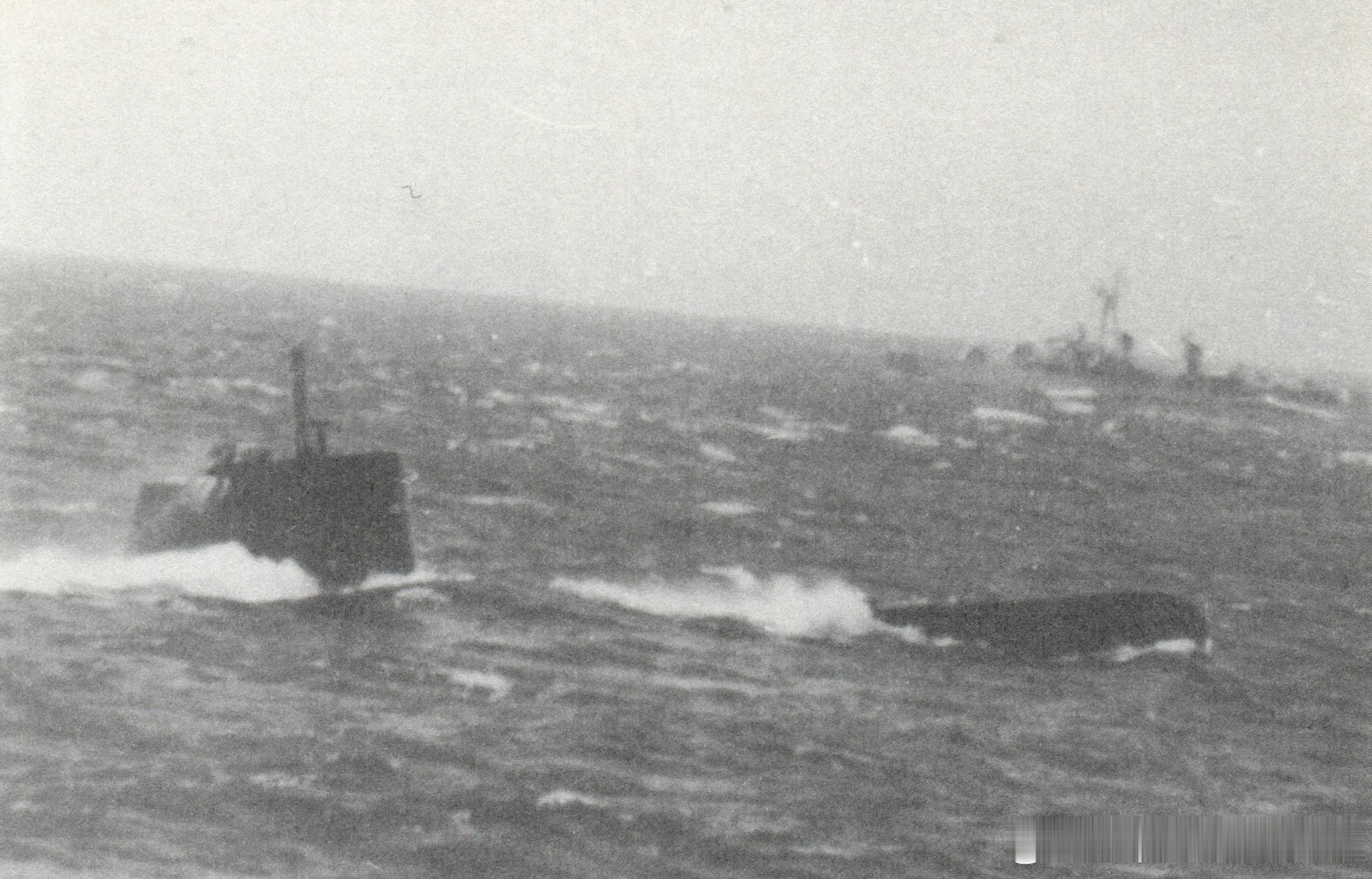 70年代台湾海军SS791 海狮号潜艇参加反潜演习，该艇原为SS-478 USS