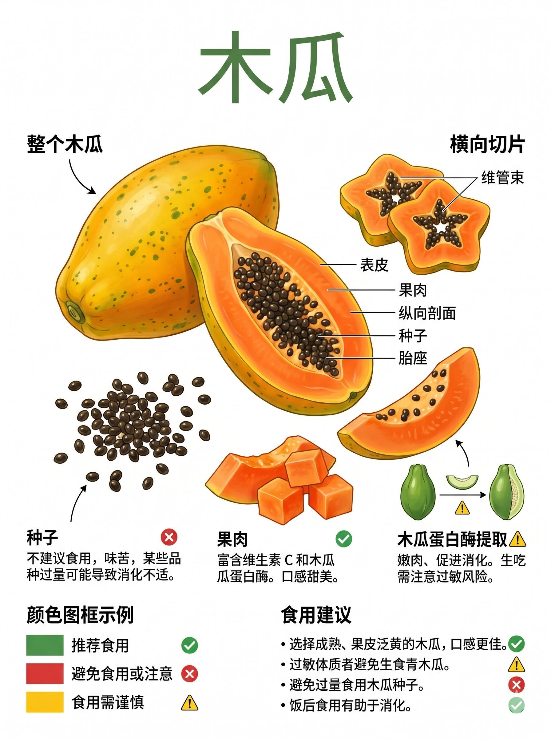 挑选水果别光凭甜度下判断，运动人群更要关注升糖指数 GI。新鲜木瓜属于中 GI 