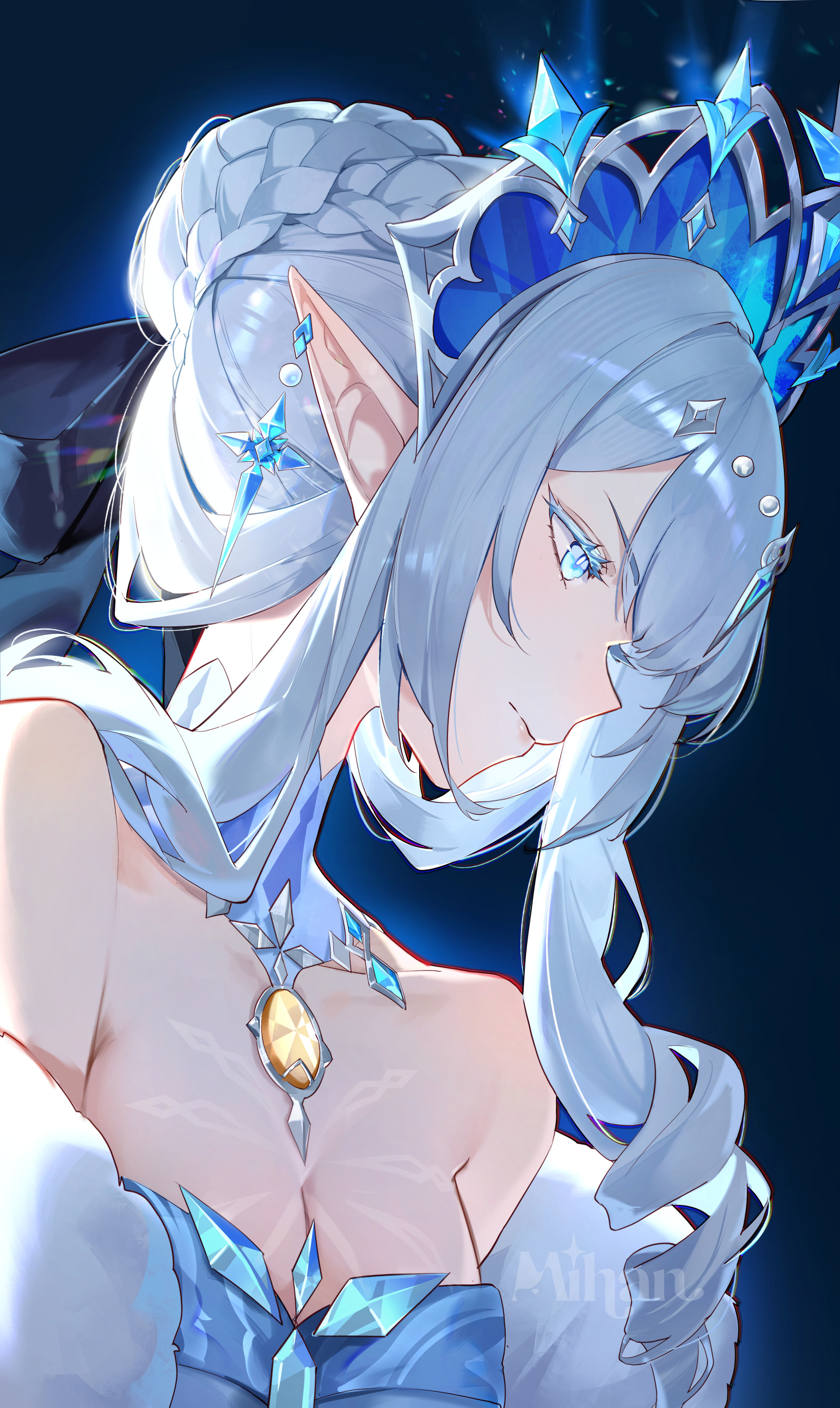 冰之女皇❄️❄️  原神 cr：mihan_art （有授权） 
