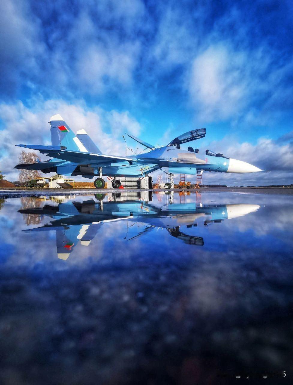 🇧🇾白俄罗斯空军的苏-30SM2战斗机。