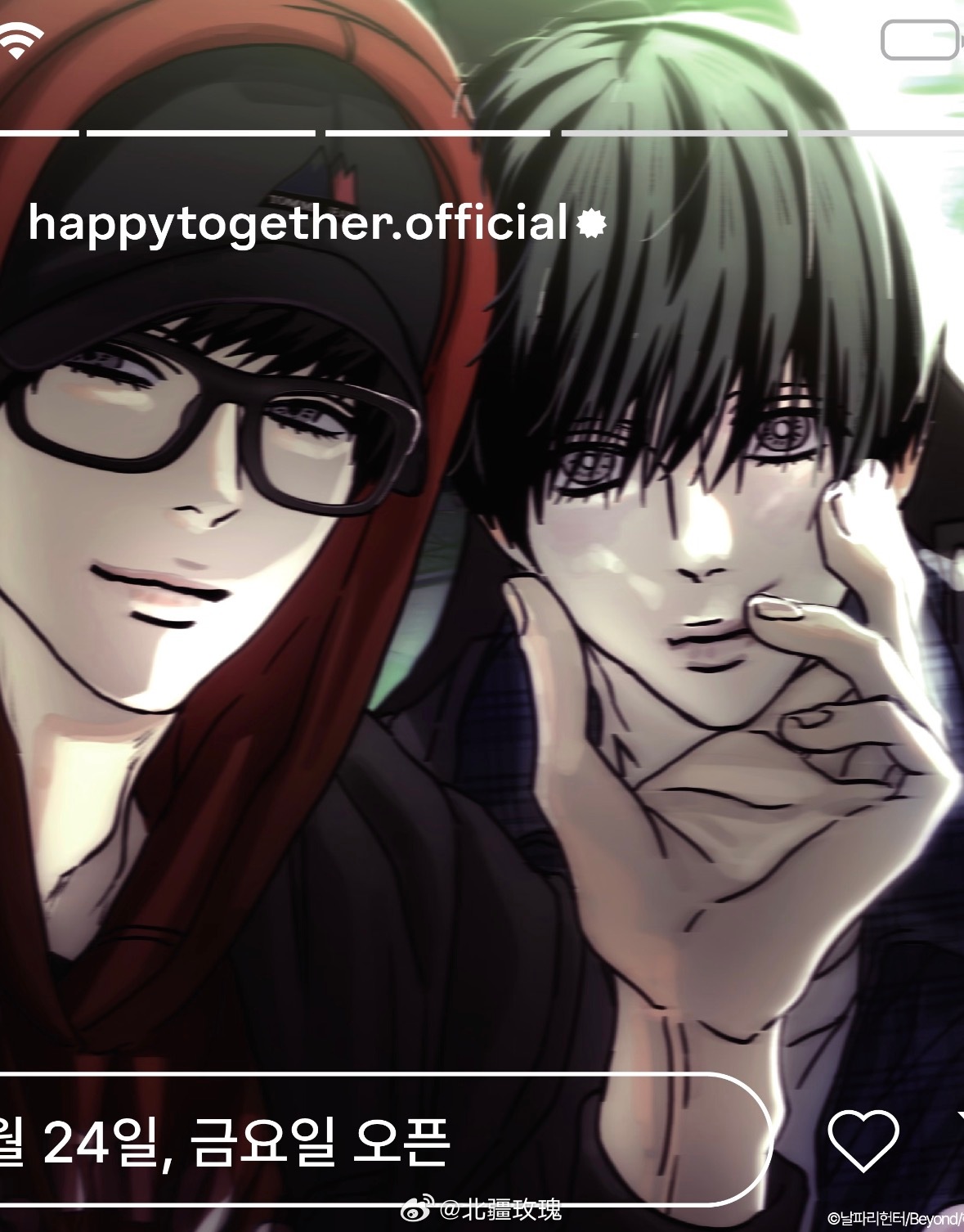 命令所有人都给我去看happytwogether！！颜值好高的一对小情侣...原