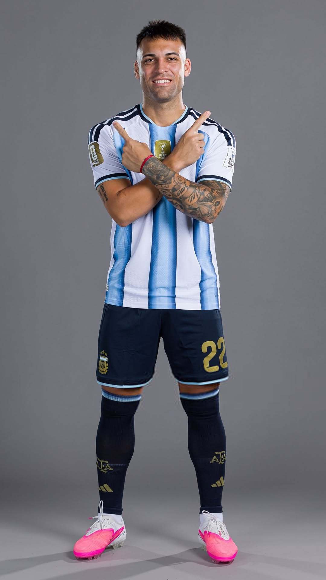 码住！🇦🇷📷定妆照来啦 看给娃们帅的记得进球庆祝就这姿势了哈阿根廷队我来啦