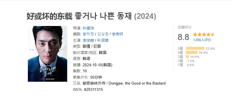 李浚赫好或坏的东载 只有2集了，不够看acefactory.official新剧