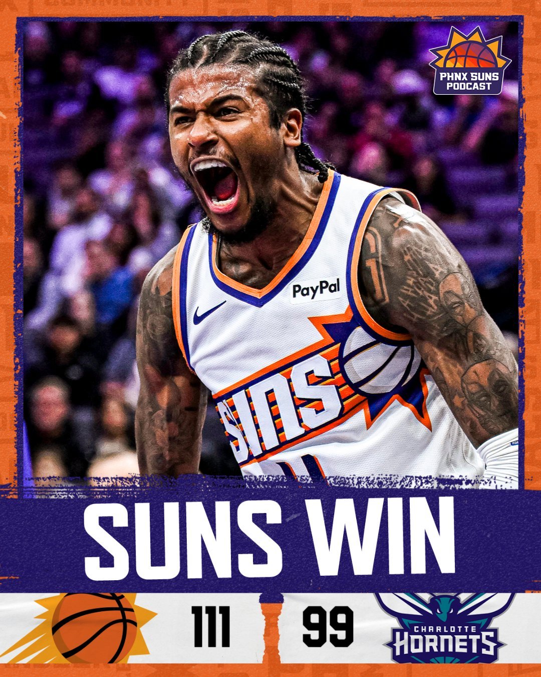 布克+吉莱斯皮+杰伦·格林合砍78分，太阳送给黄蜂两连败，自己近5战4胜，继续甩