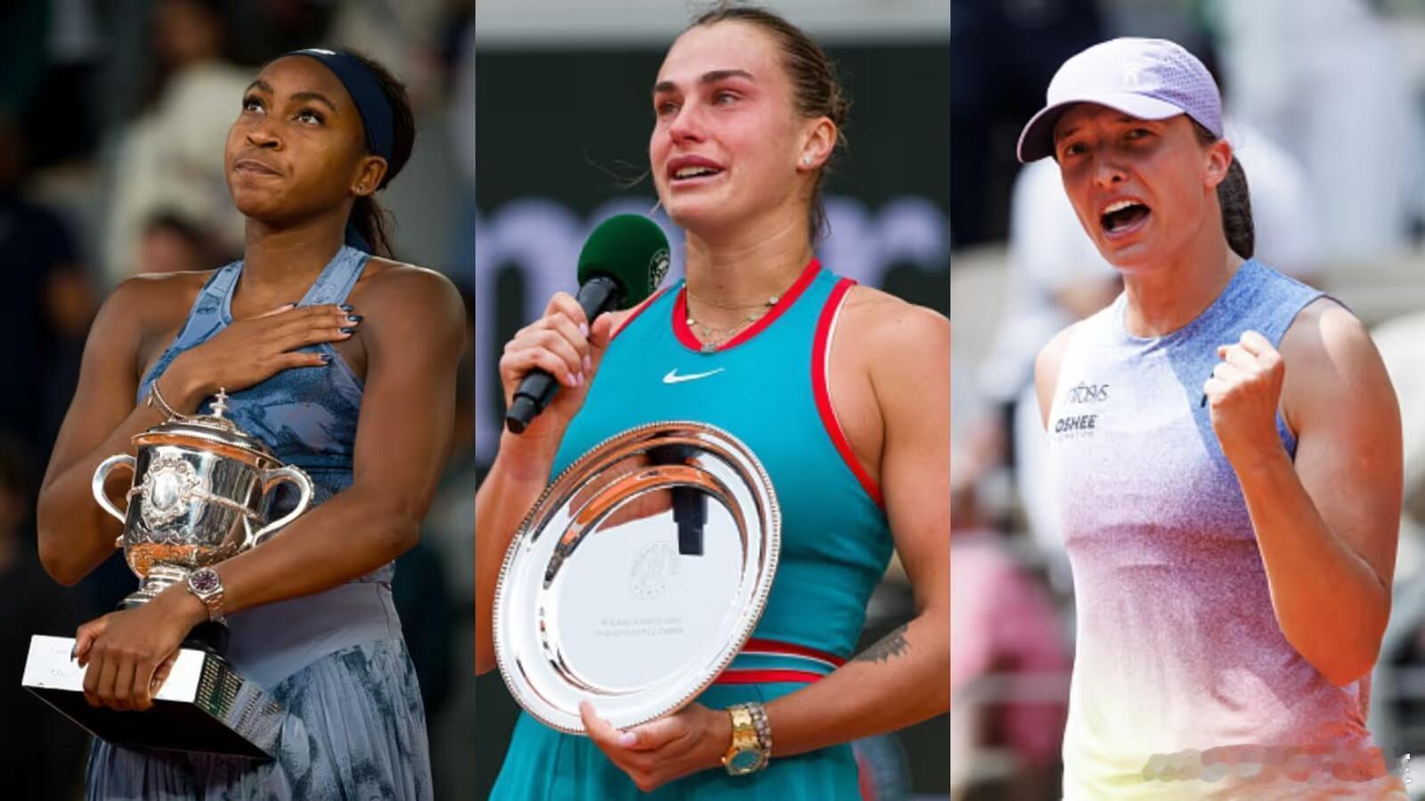 郑钦文全球女运动员收入榜第52025年收入最高的15位女运动员中，有10位是网球