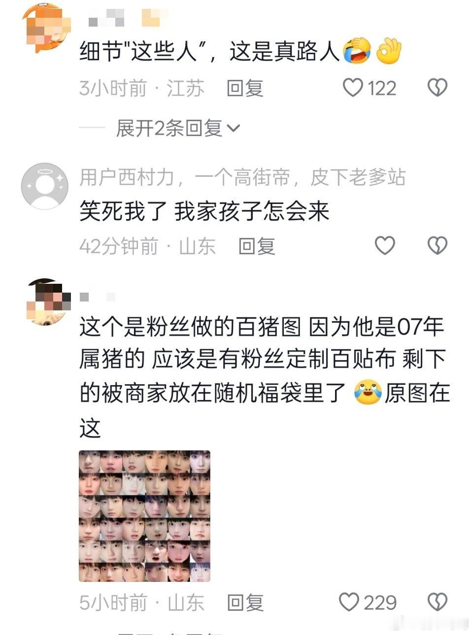 路人不小心买到慕斯定制的百🐷图，还以为图上是不同的人不过好萌好萌啊我们家07年