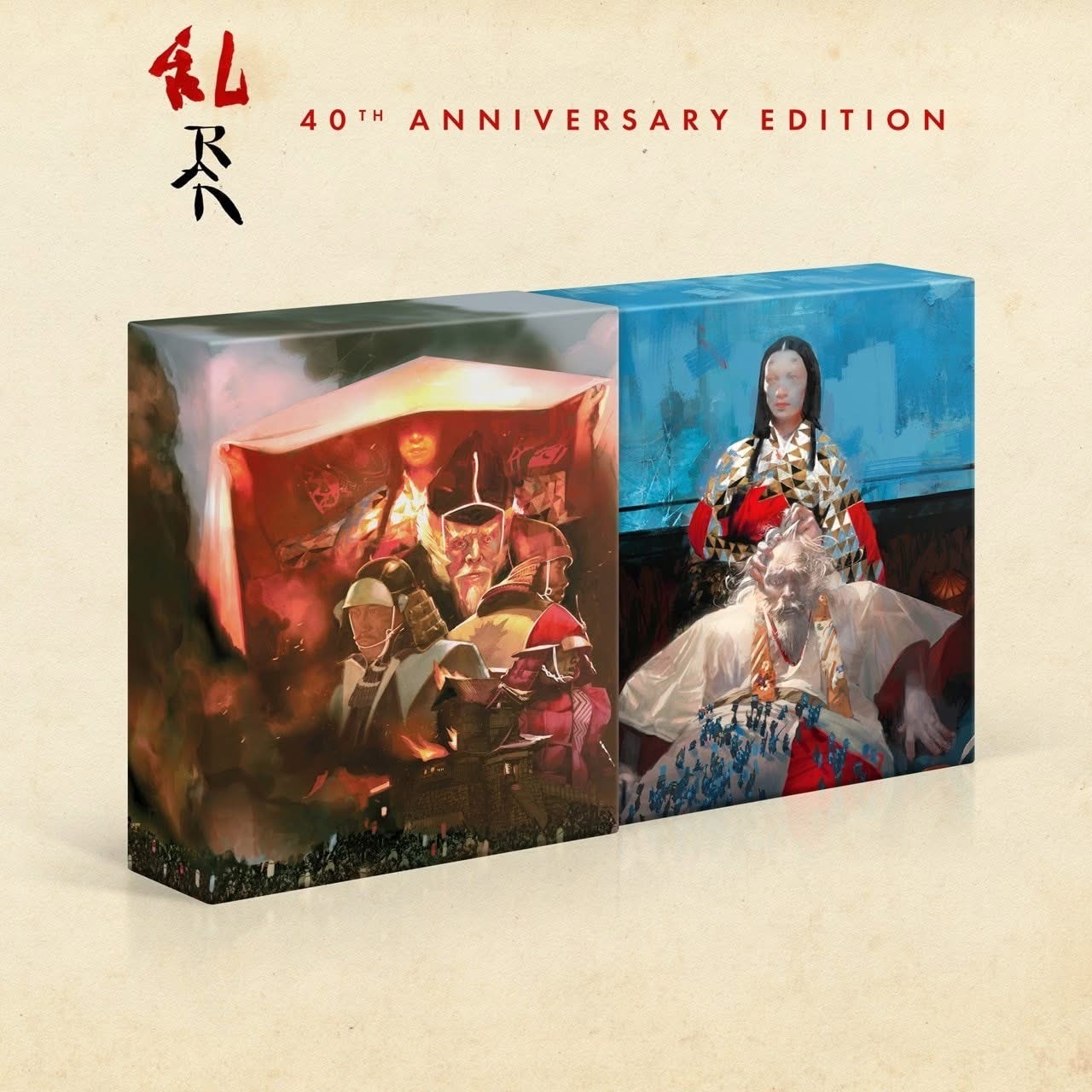 黑泽明《乱》40周年英国七月发行4K UHD蓝光，全新设计的包装还包括100页的