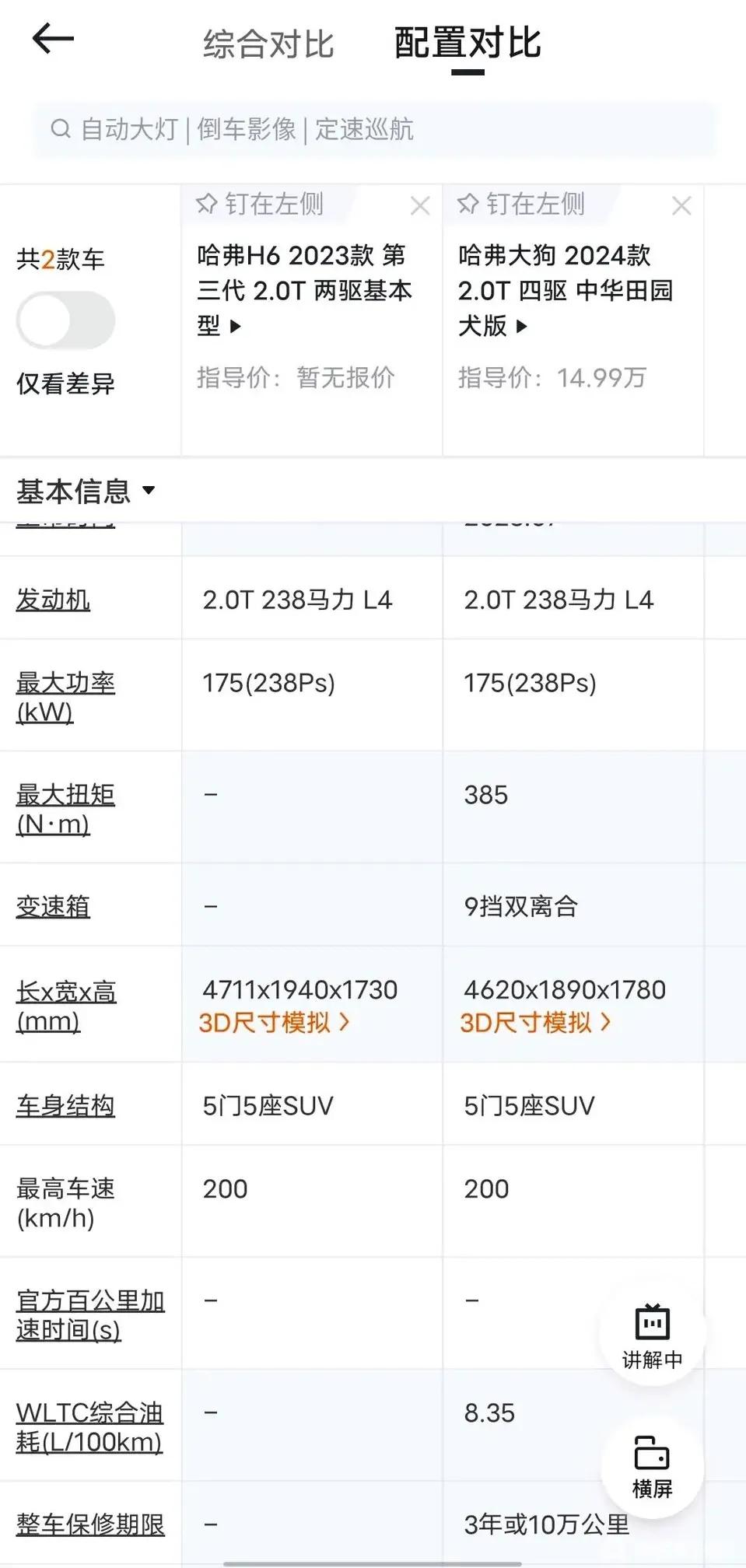 大家说说，哈弗H6 这是要上新款了吧？尺寸比现款三代大点，预计会上大狗同款发动机