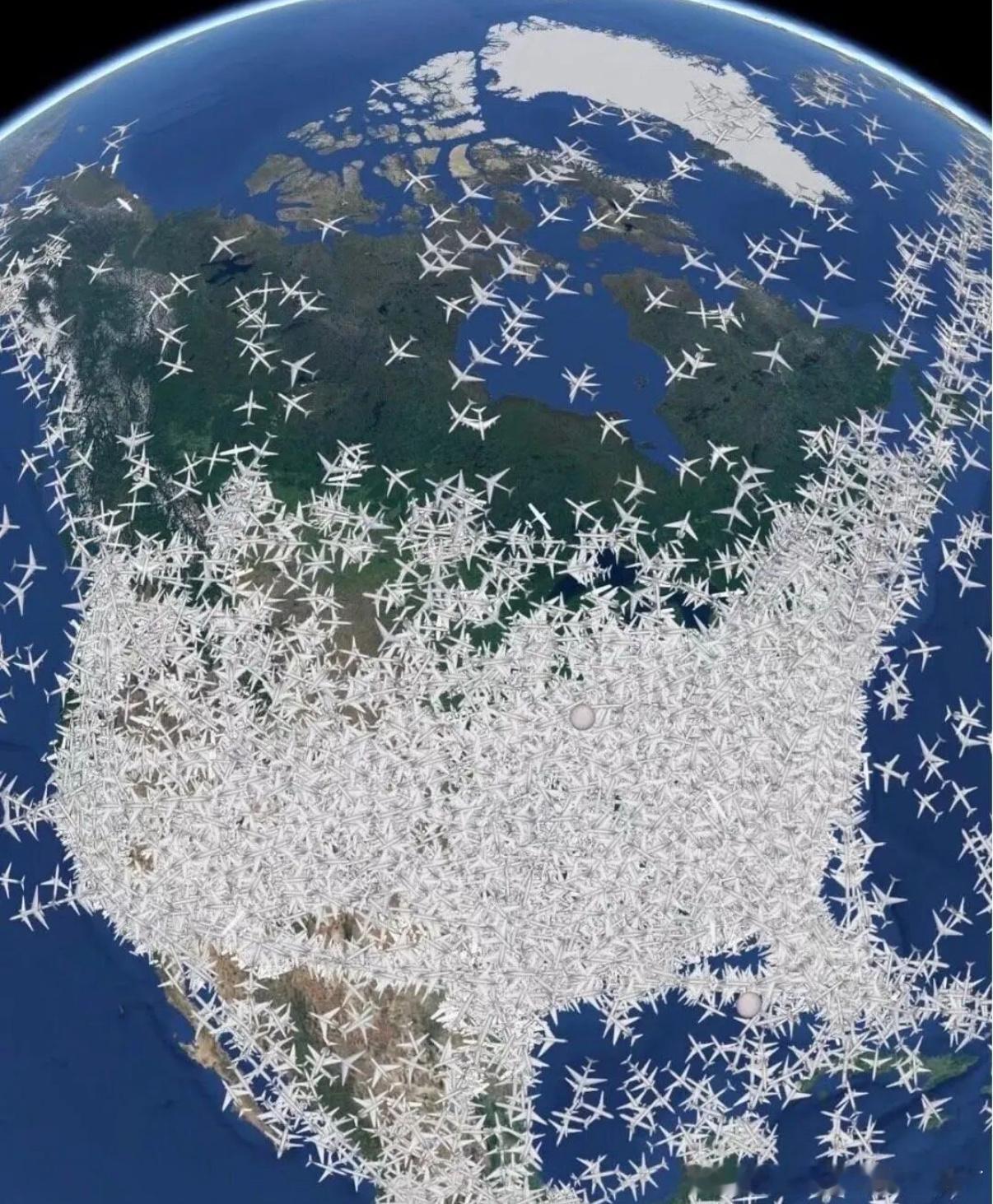 5458原来空中的周一周二也很忙 ​​​