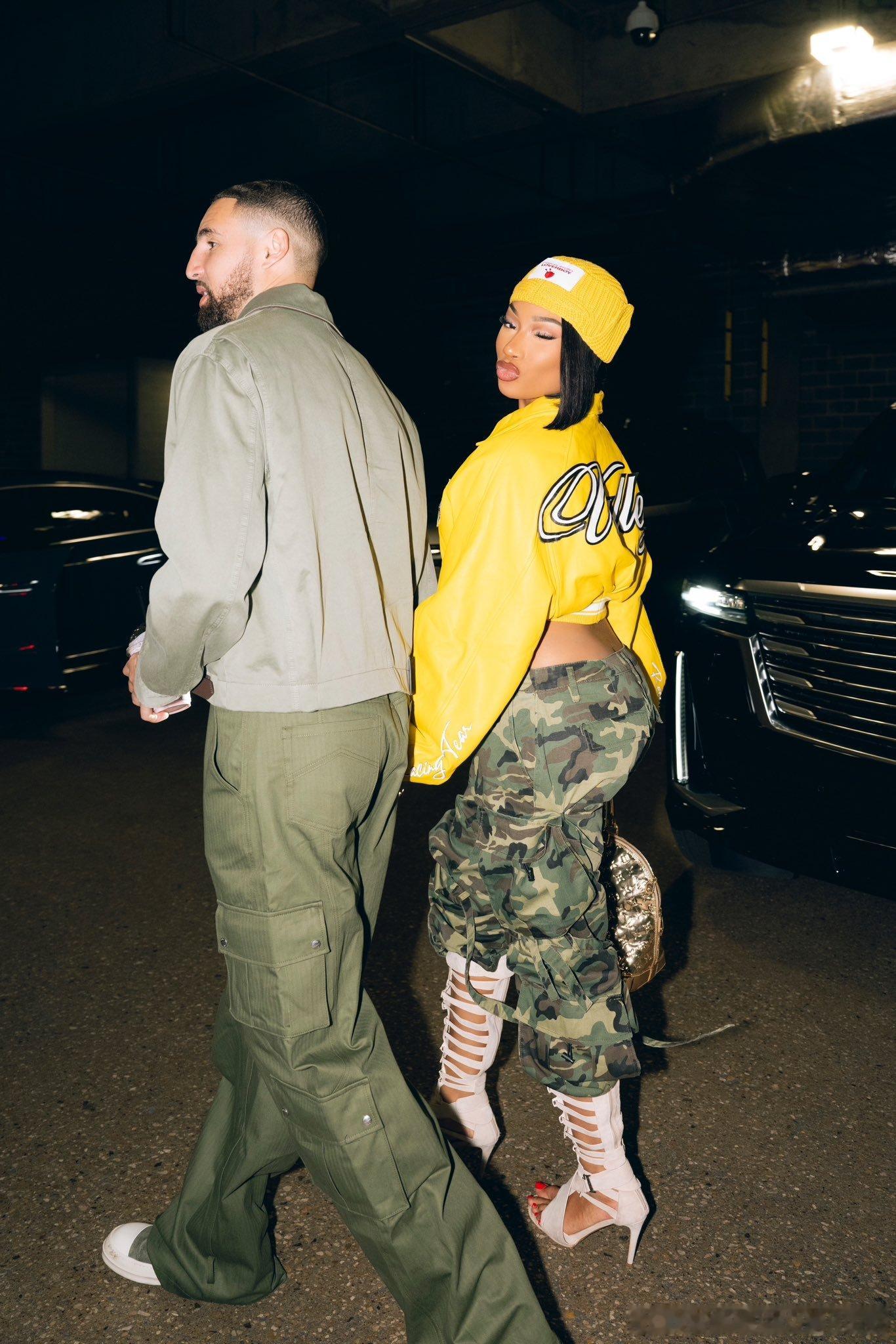 昨日赛后汤普森克莱汤普森克莱克莱有女朋友了