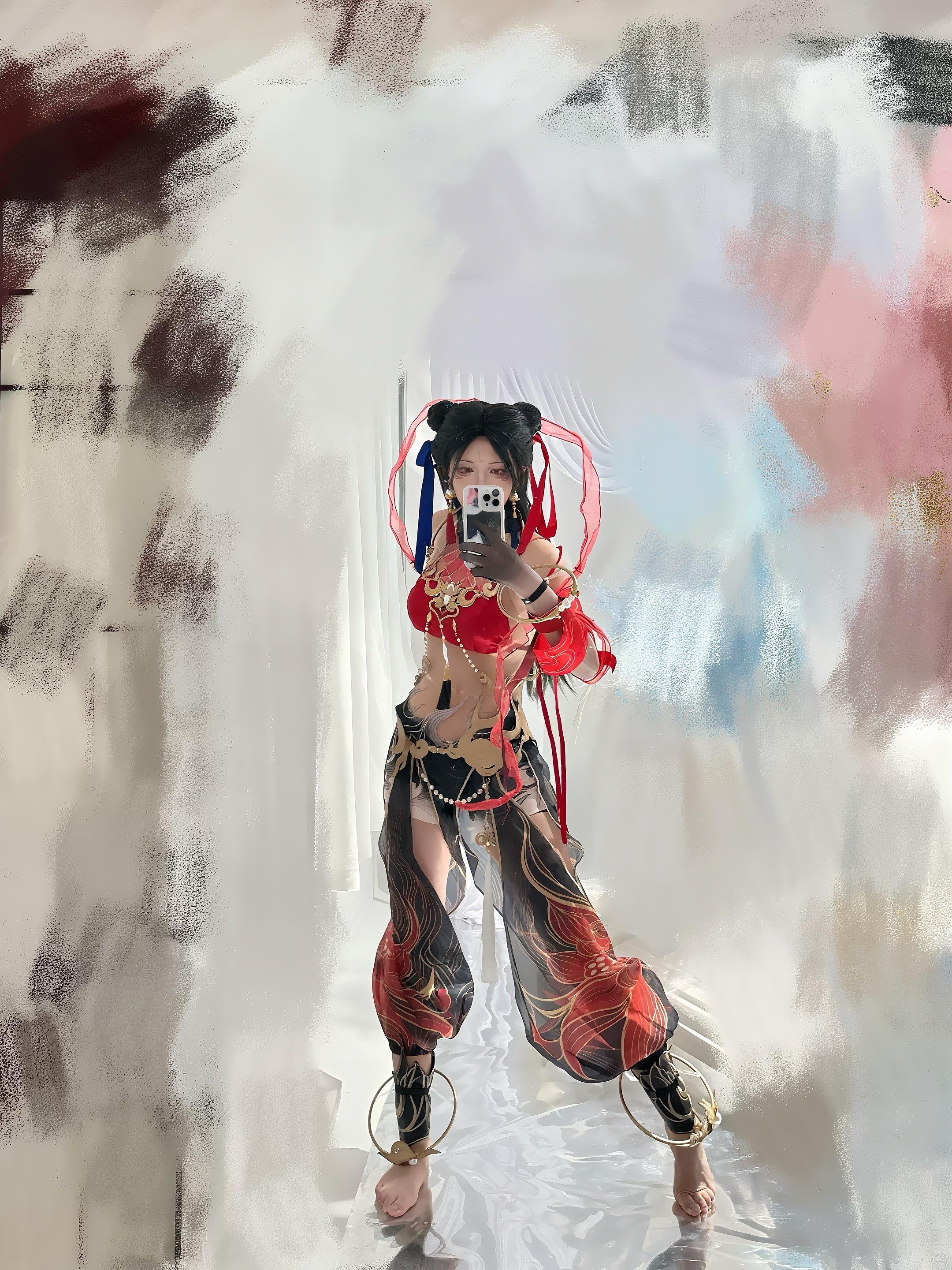 永劫无间 季莹莹 哪吒 cos cos试衣