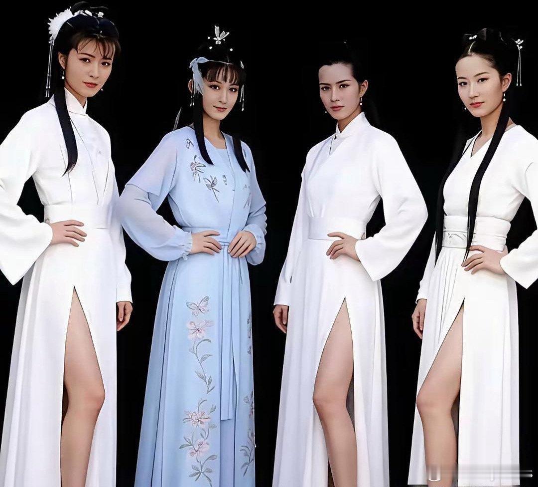 四位小龙女都老好看了，可咋都比不了我心里的赤练仙子李莫愁！ 