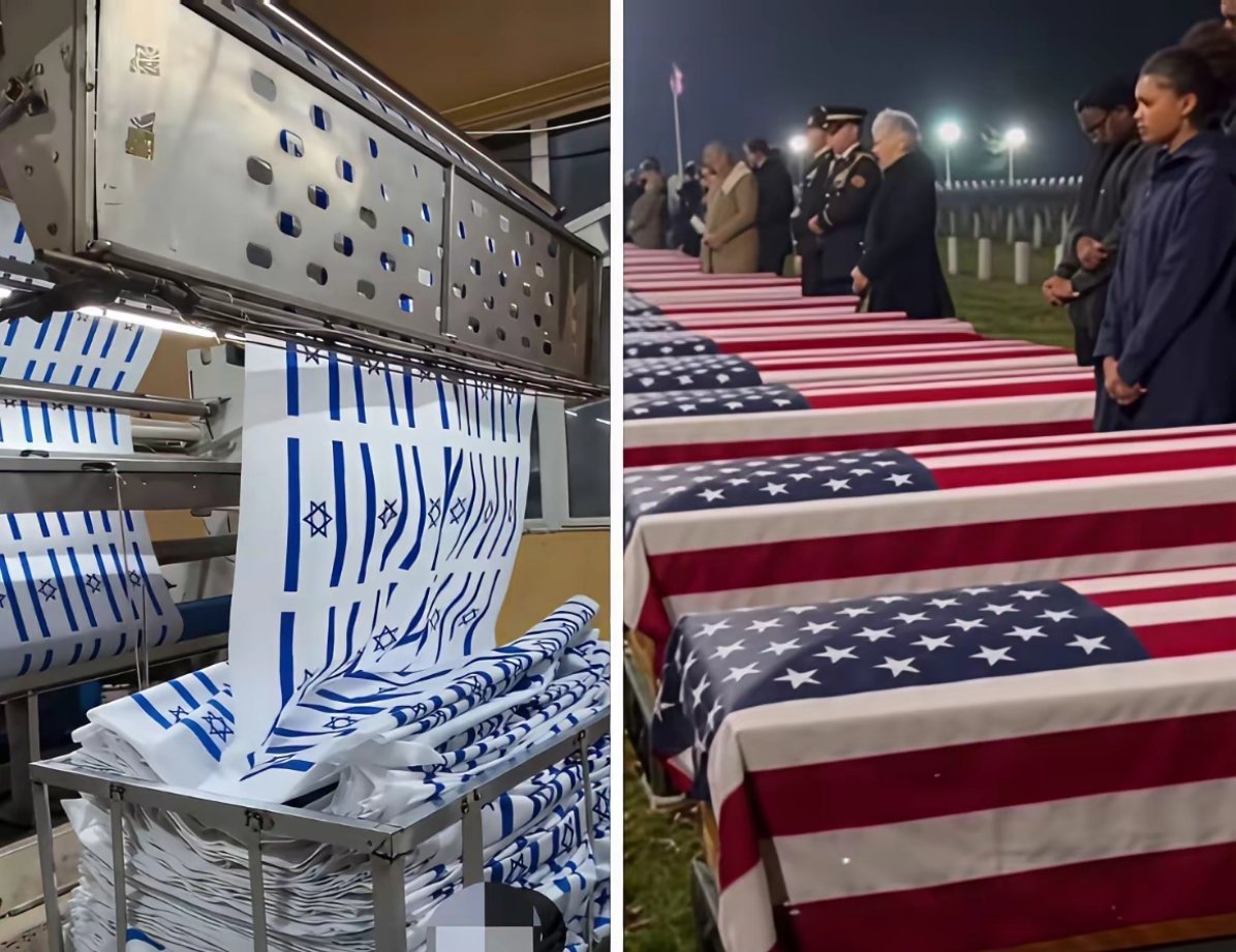 据说我们的工厂日夜开工为美国以色列赶货 