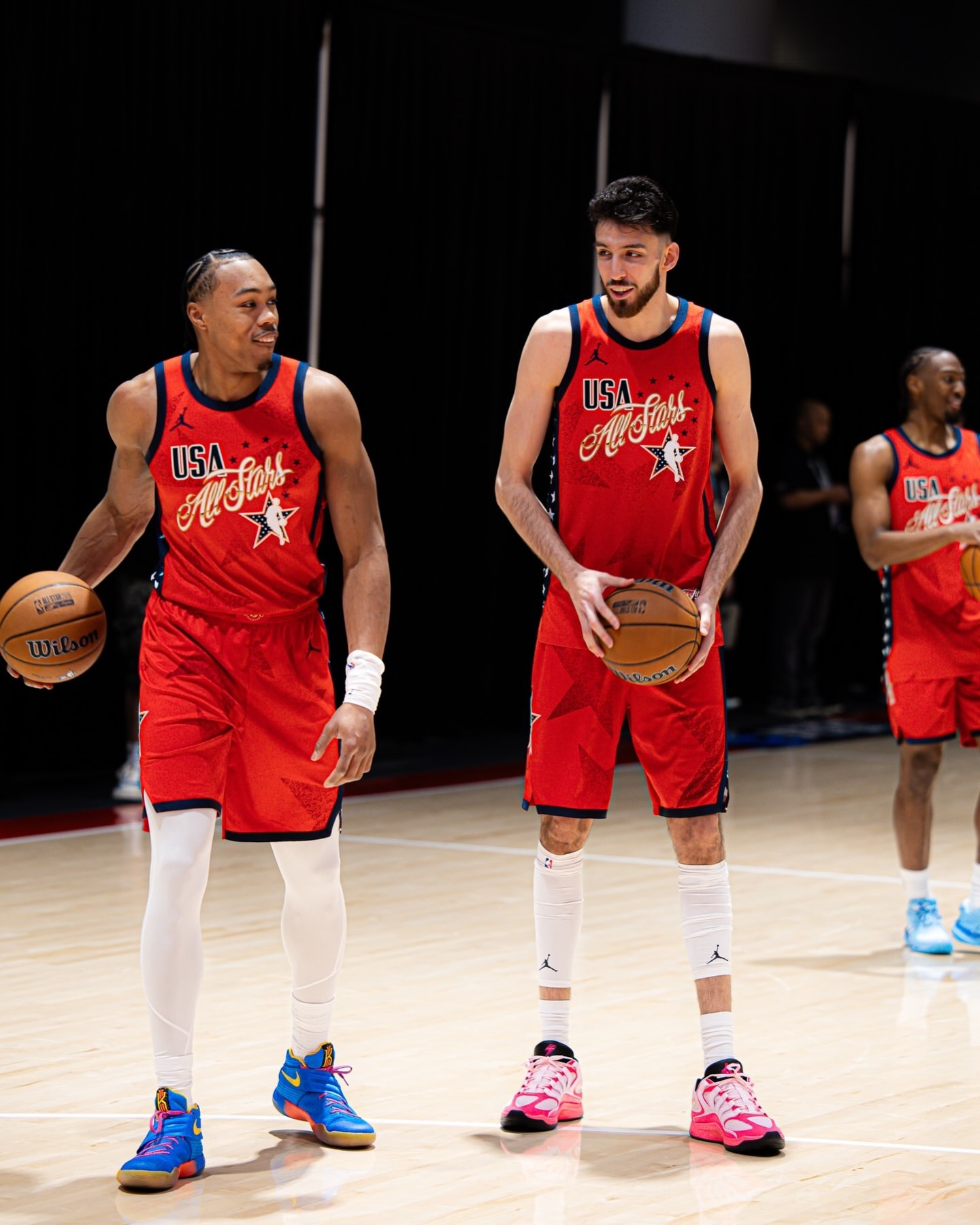 Chet Holmgren在全明星周末上脚了个人专属的全新配色 Nike KD 