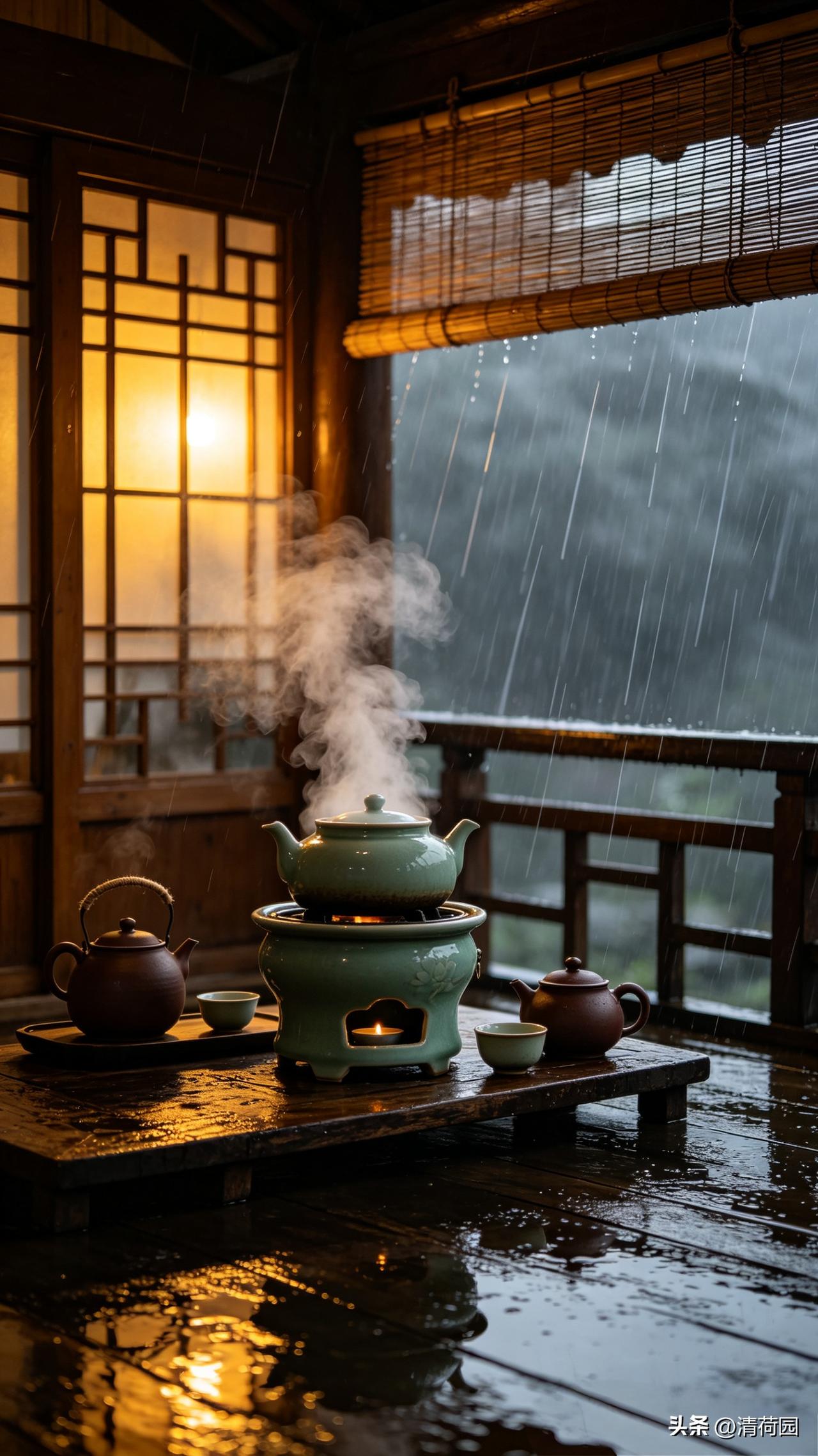 读完这篇续写，我坐在秦皇岛的窗前，窗外正飘着细密的雨。海风裹着潮气扑在脸上，忽然