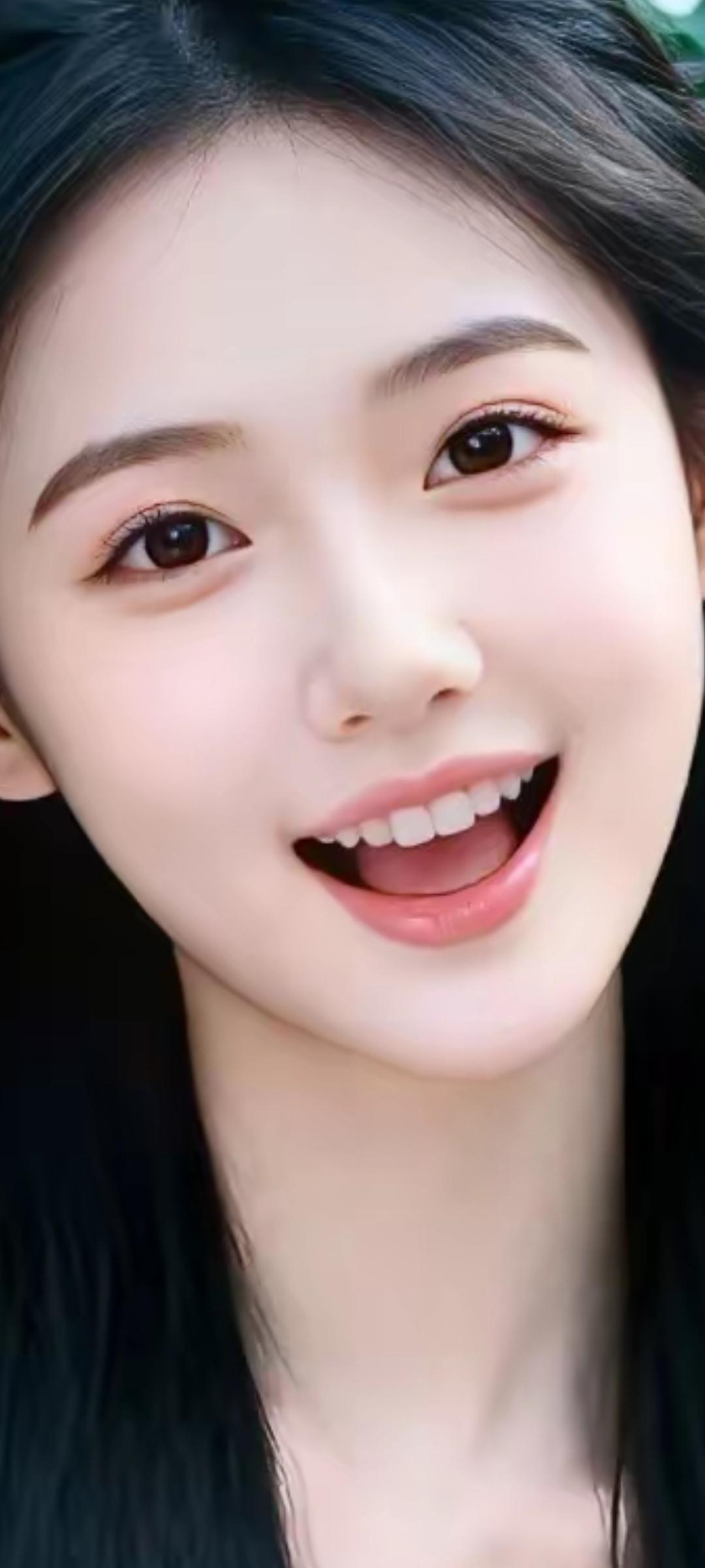 甜美笑容，元气满满的一天！😊✨
