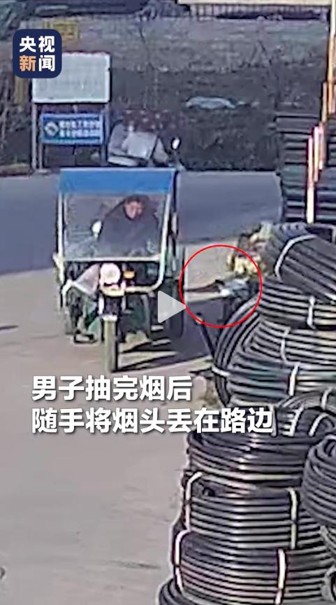 离谱！浙江温州乐清，监控拍下揪心一幕！男子随手一个不经意的小动作，谁也没想到竟惹